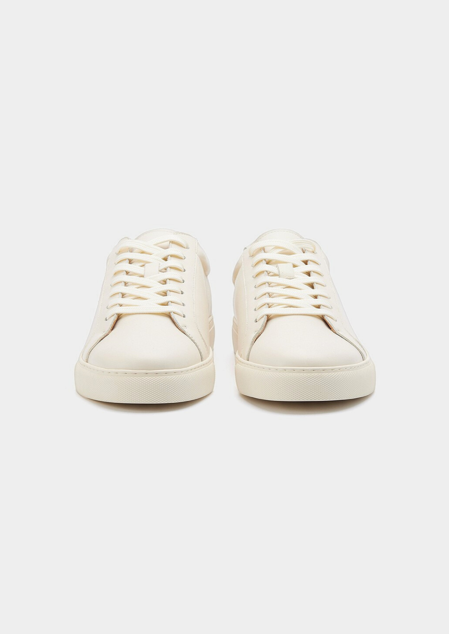 Ivory Minimal Leather Sneaker
