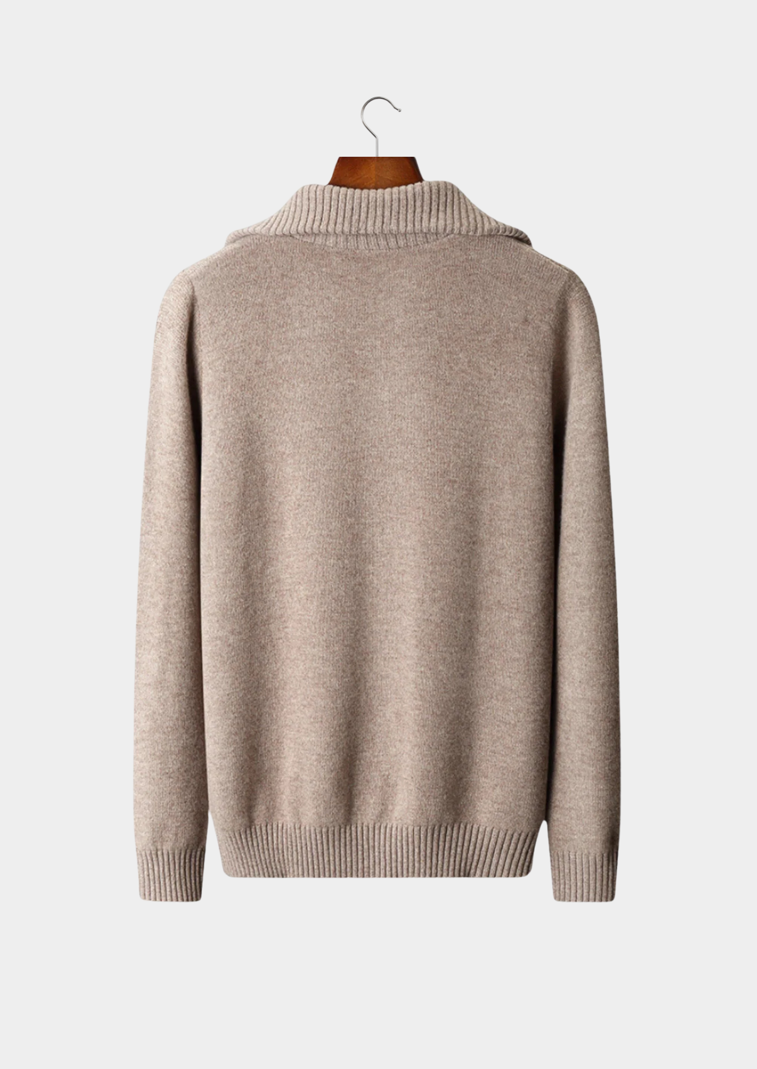 Pure Merino Wool Half Zip Sweater