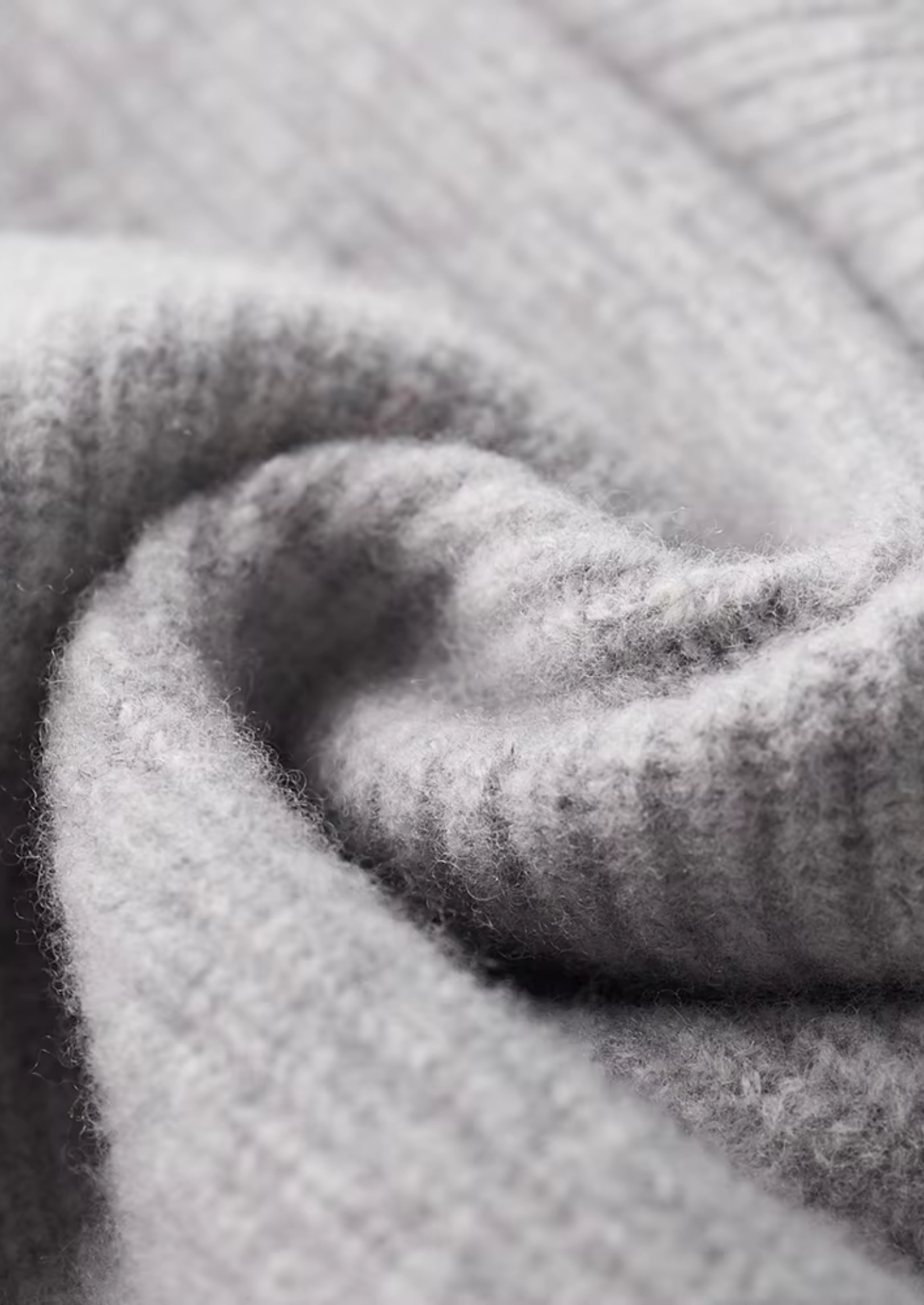 Pure Merino Wool Ribbed Cardigan