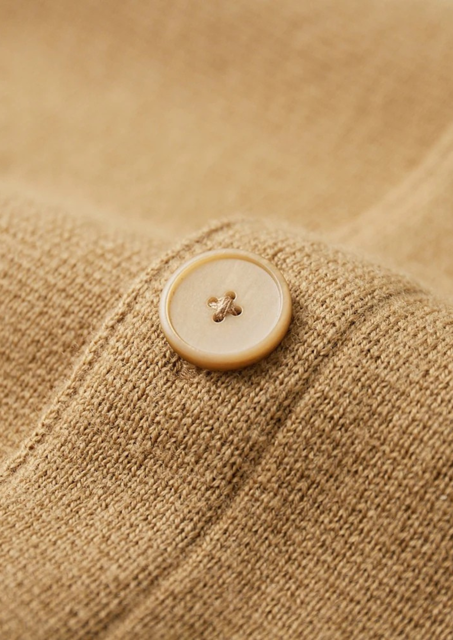 Pure Merino Wool Button Overshirt