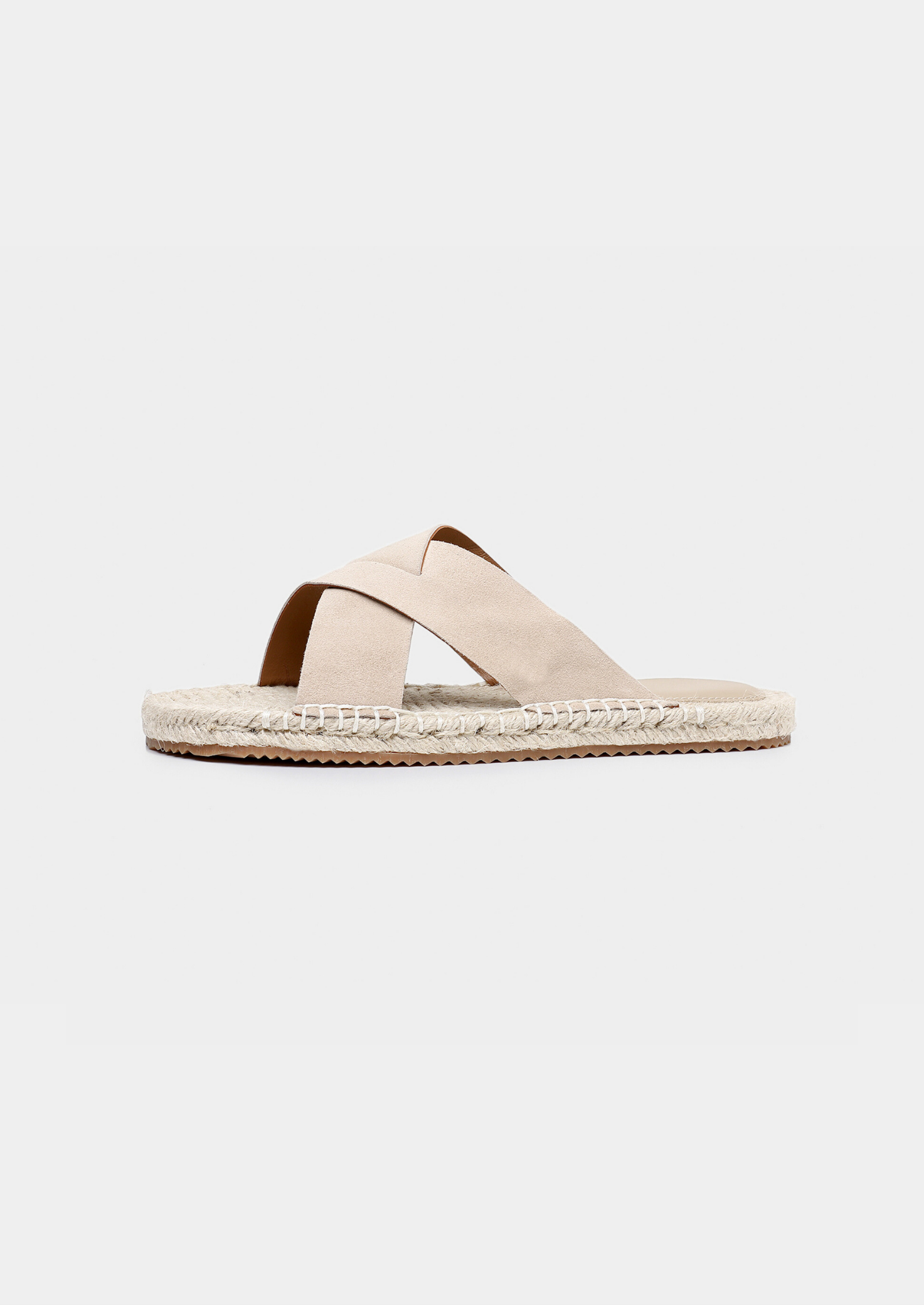 Off White Suede Beachside Sandal