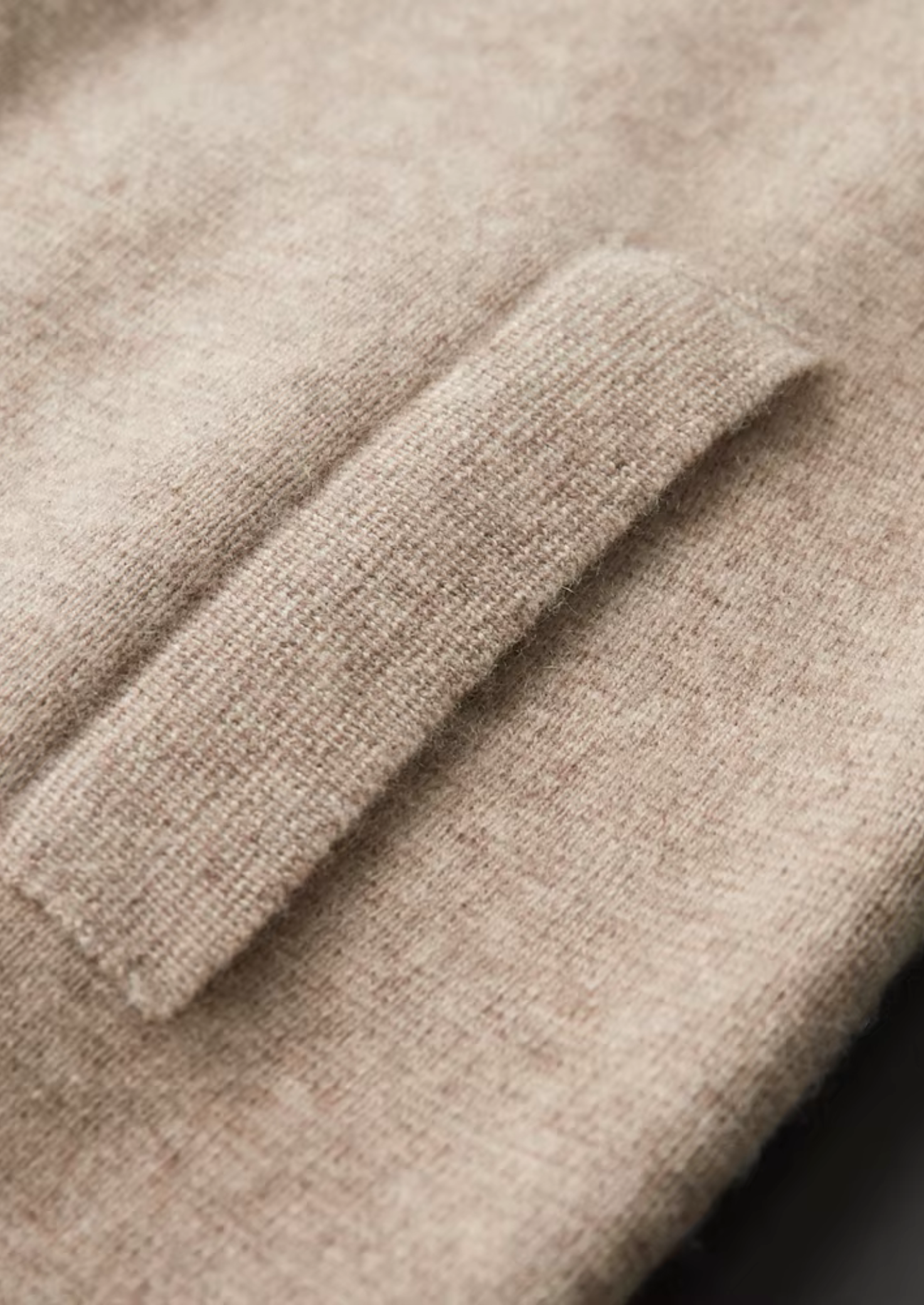 Pure Merino Wool Zip Polo Cardigan