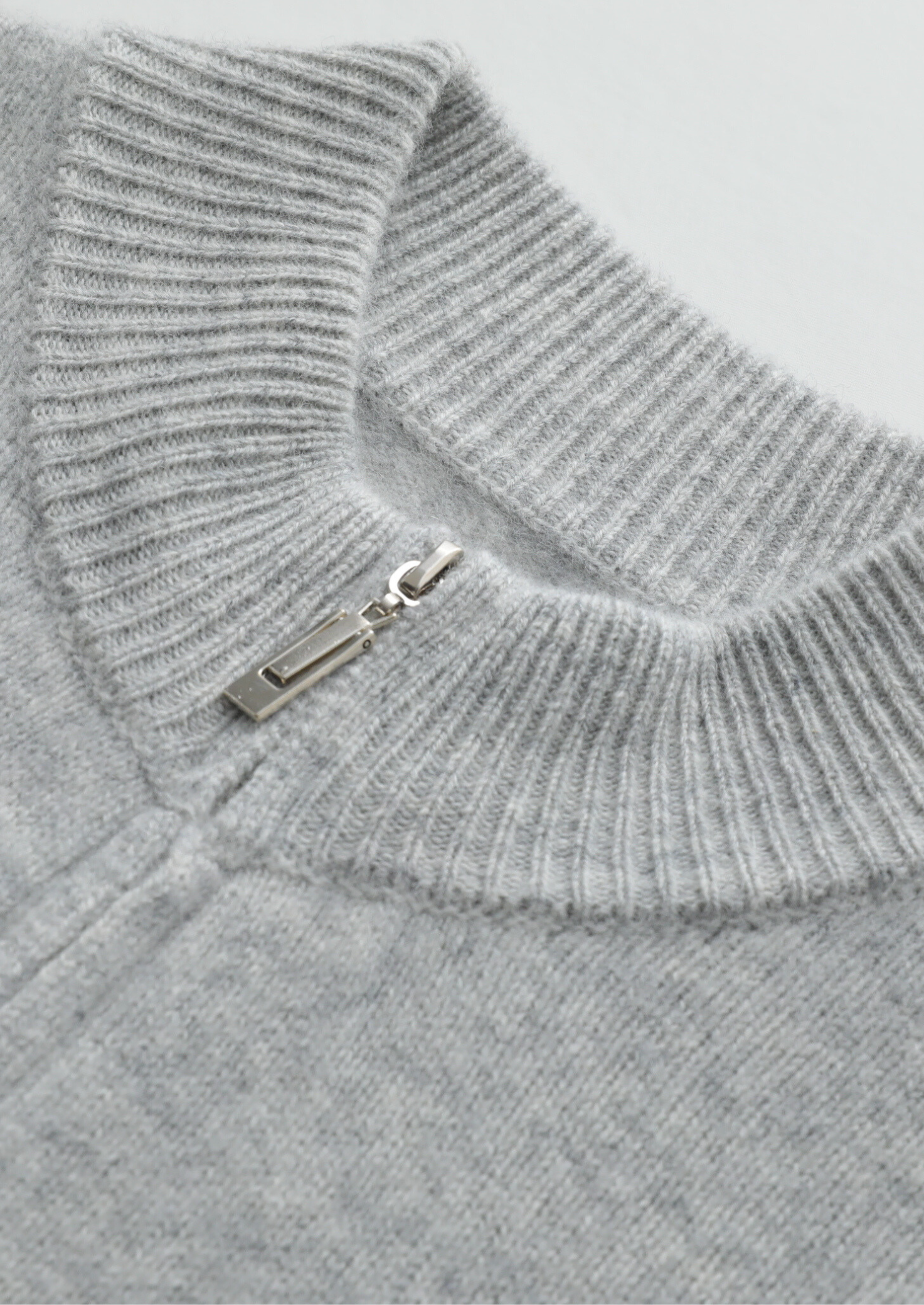 Pure Merino Wool Light Gray Milano Set