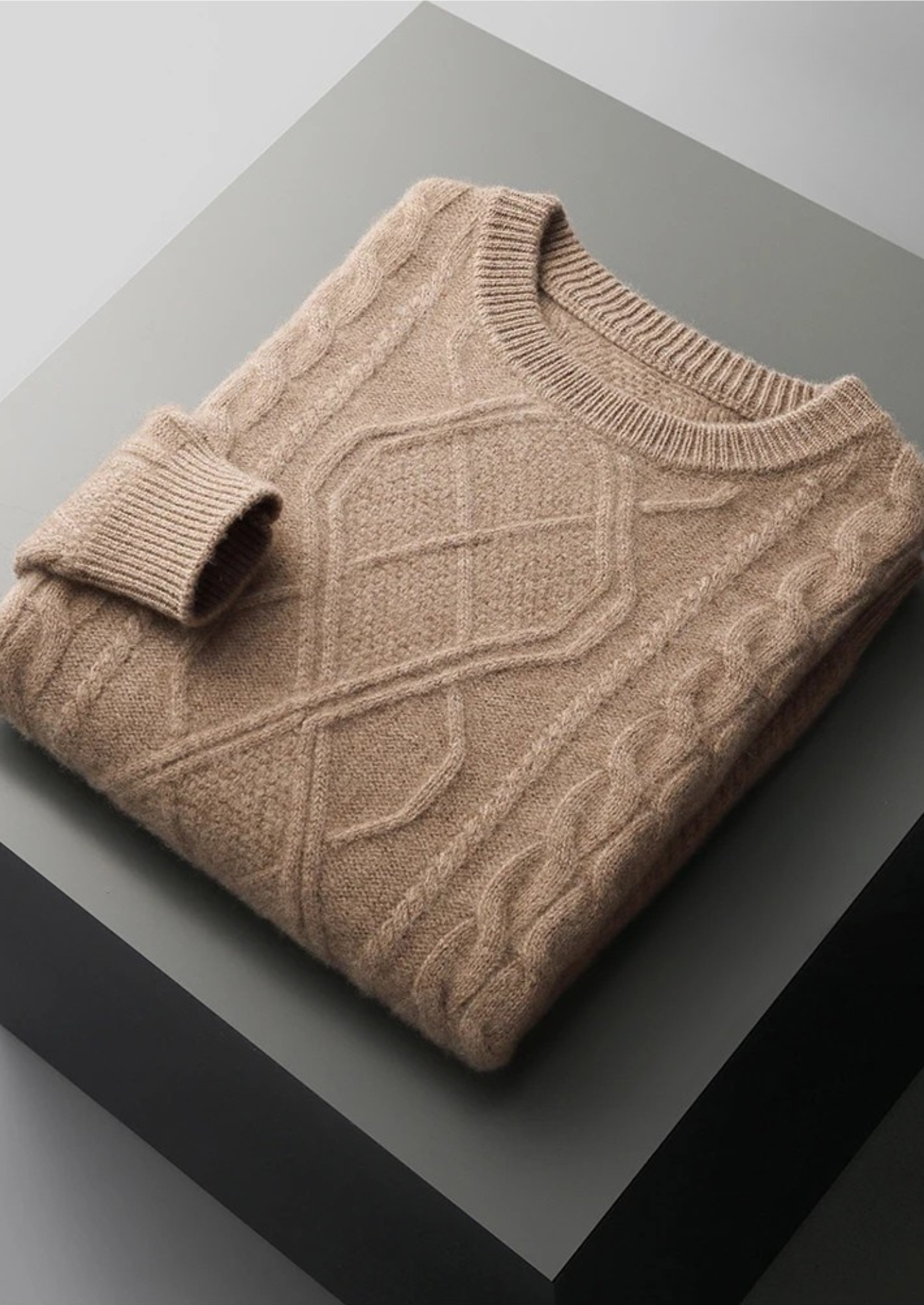 Pure Merino Wool Wintertime Crewneck