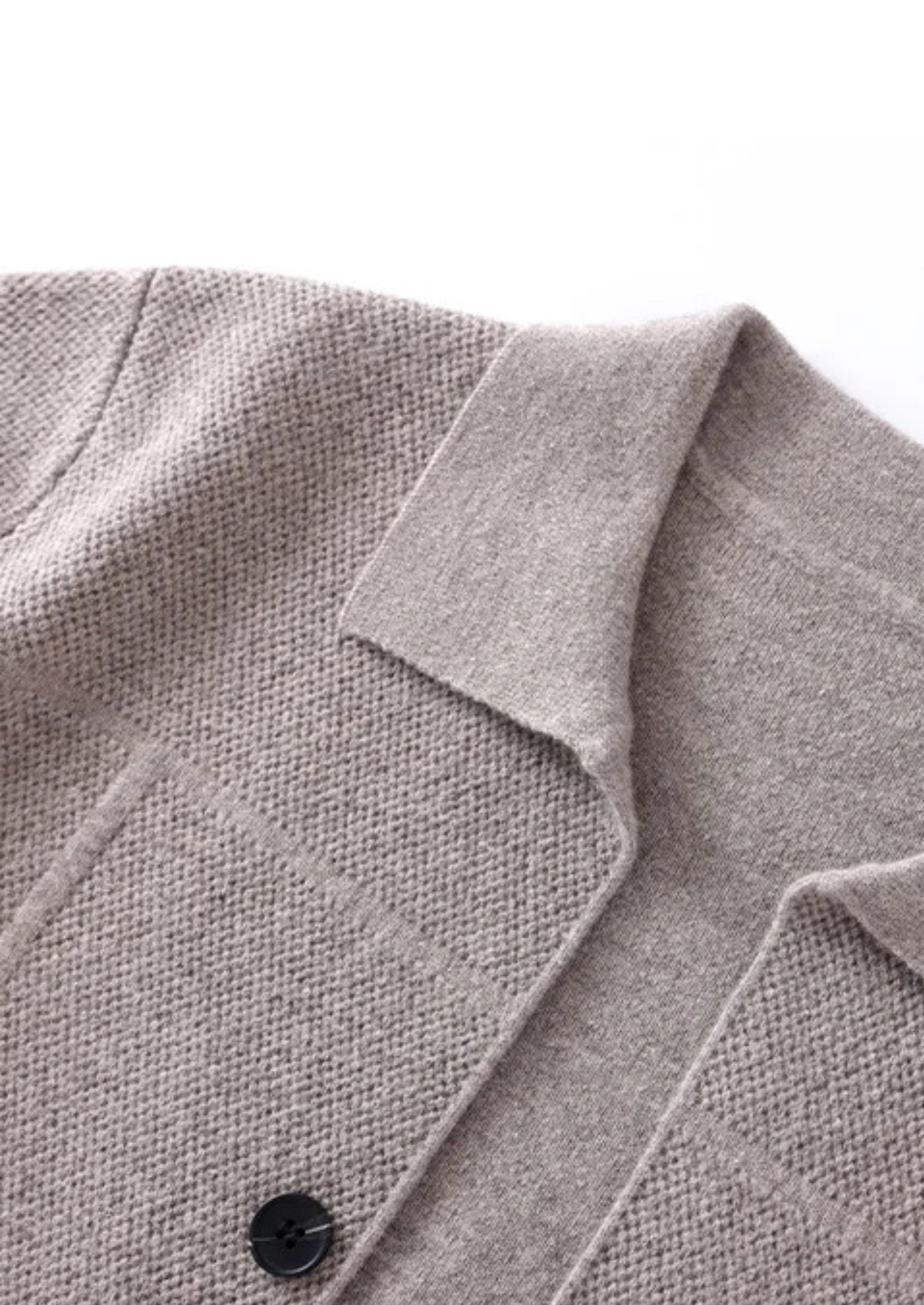 Pure Merino Wool Button Overshirt