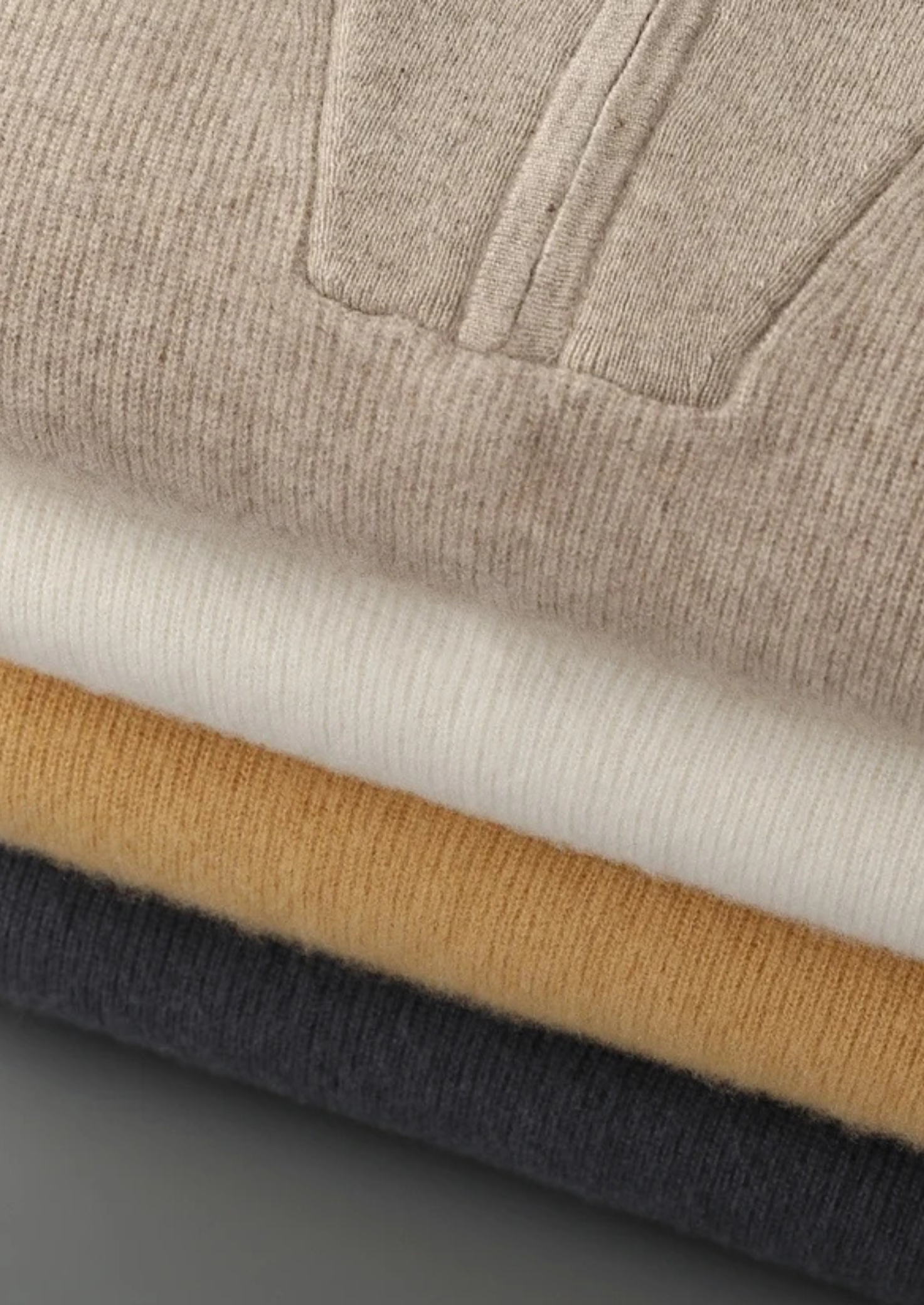 Cashmere Ribbed Half-Zip Sweater