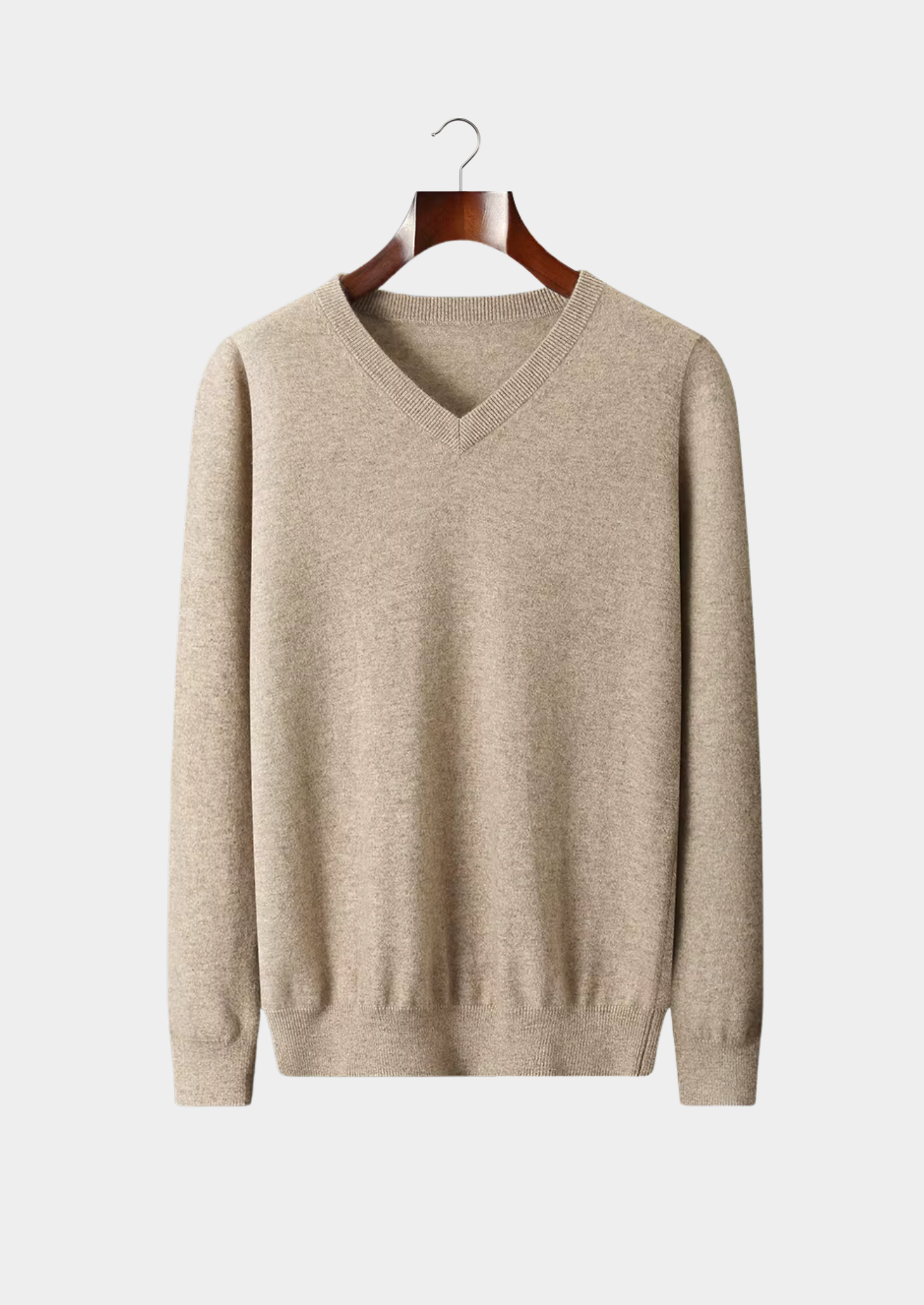 Pure Merino Wool Classic V-Neck Sweater