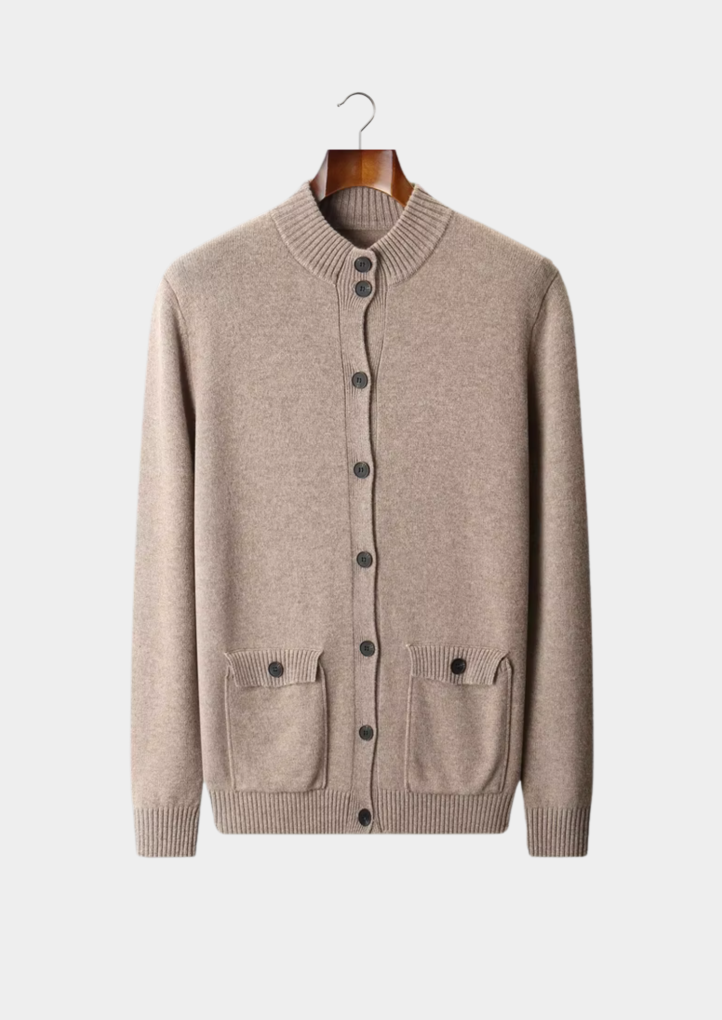 Pure Merino Wool Button Cardigan