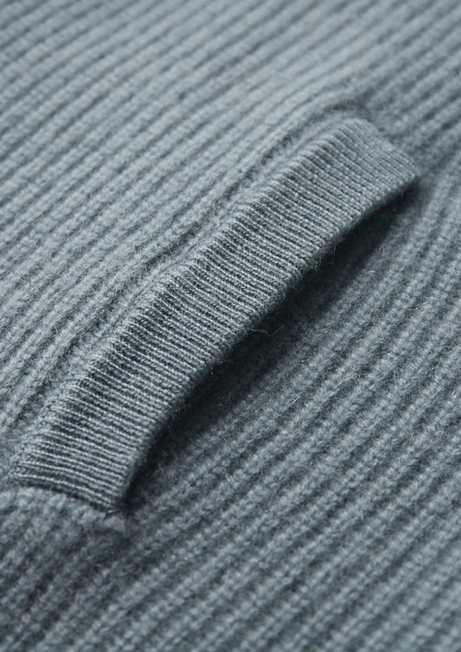 Cashmere Ribbed Cardigan