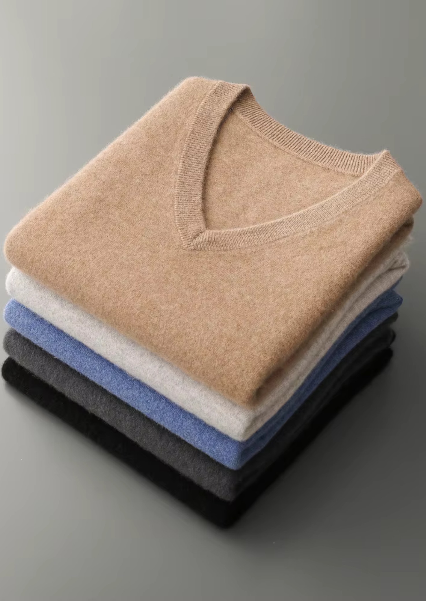 Pure Merino Wool V-Neck Vest
