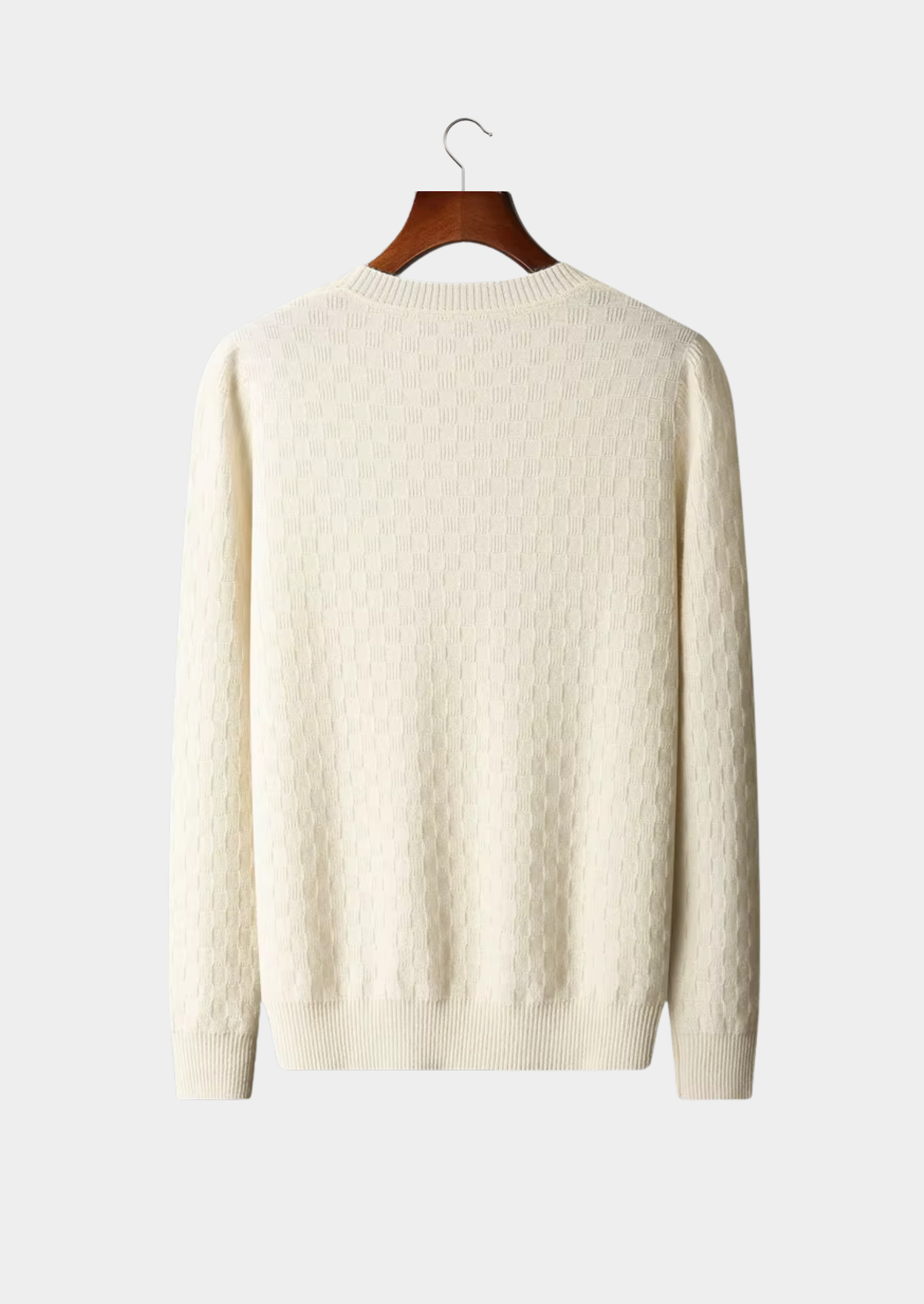 Cashmere Textured Crewneck