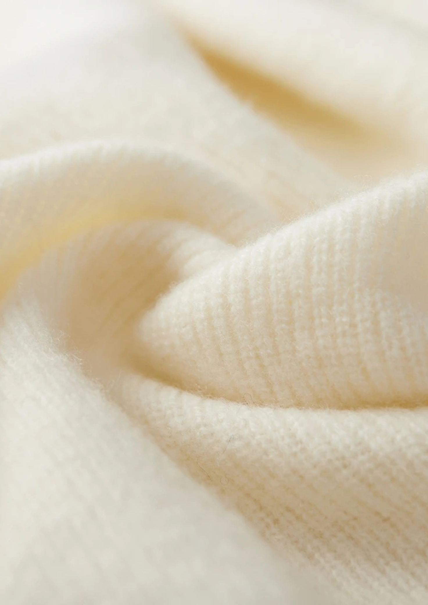 Cashmere Ribbed Half-Zip Sweater