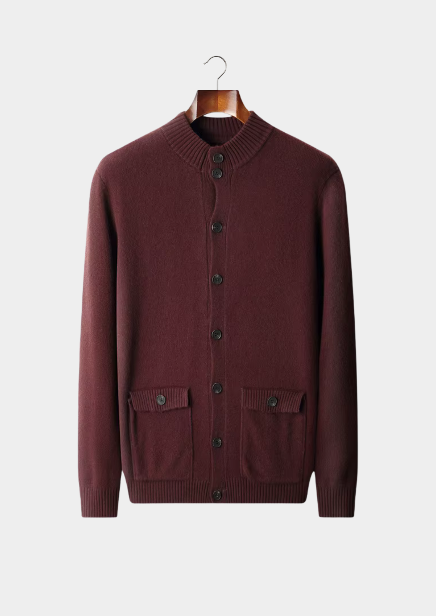 Pure Merino Wool Button Cardigan