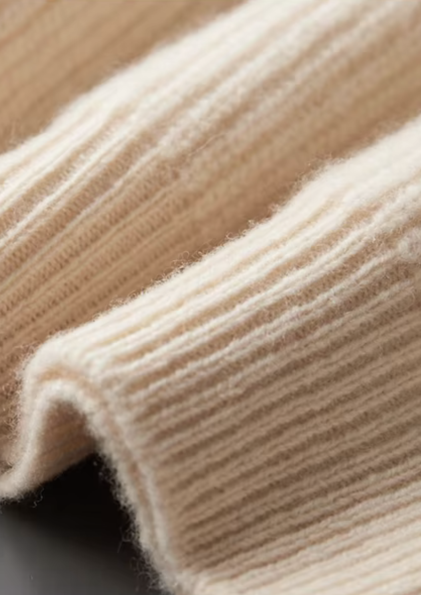 Pure Merino Wool Half Zipper Hoodie