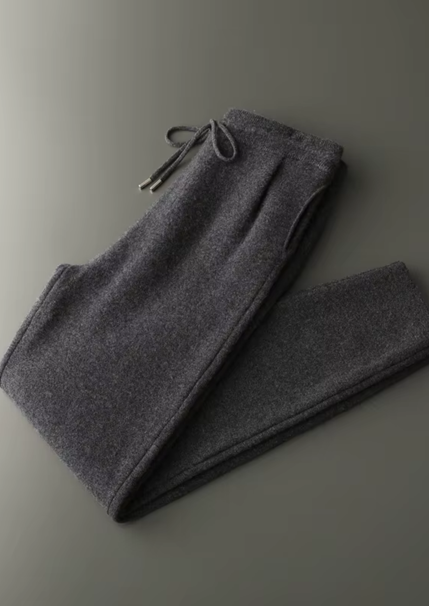 Cashmere Pleated Trousers
