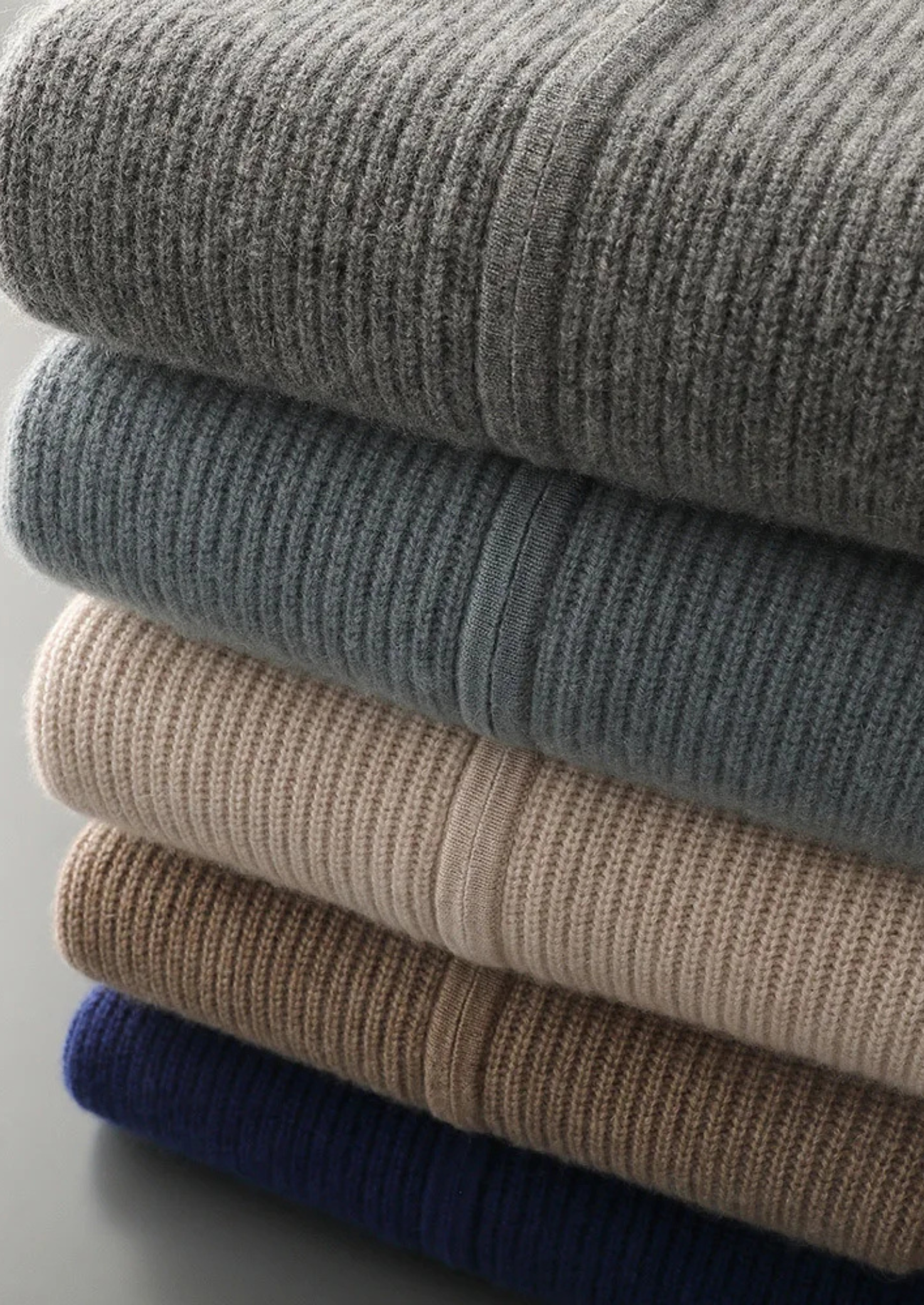 Cashmere Ribbed Cardigan