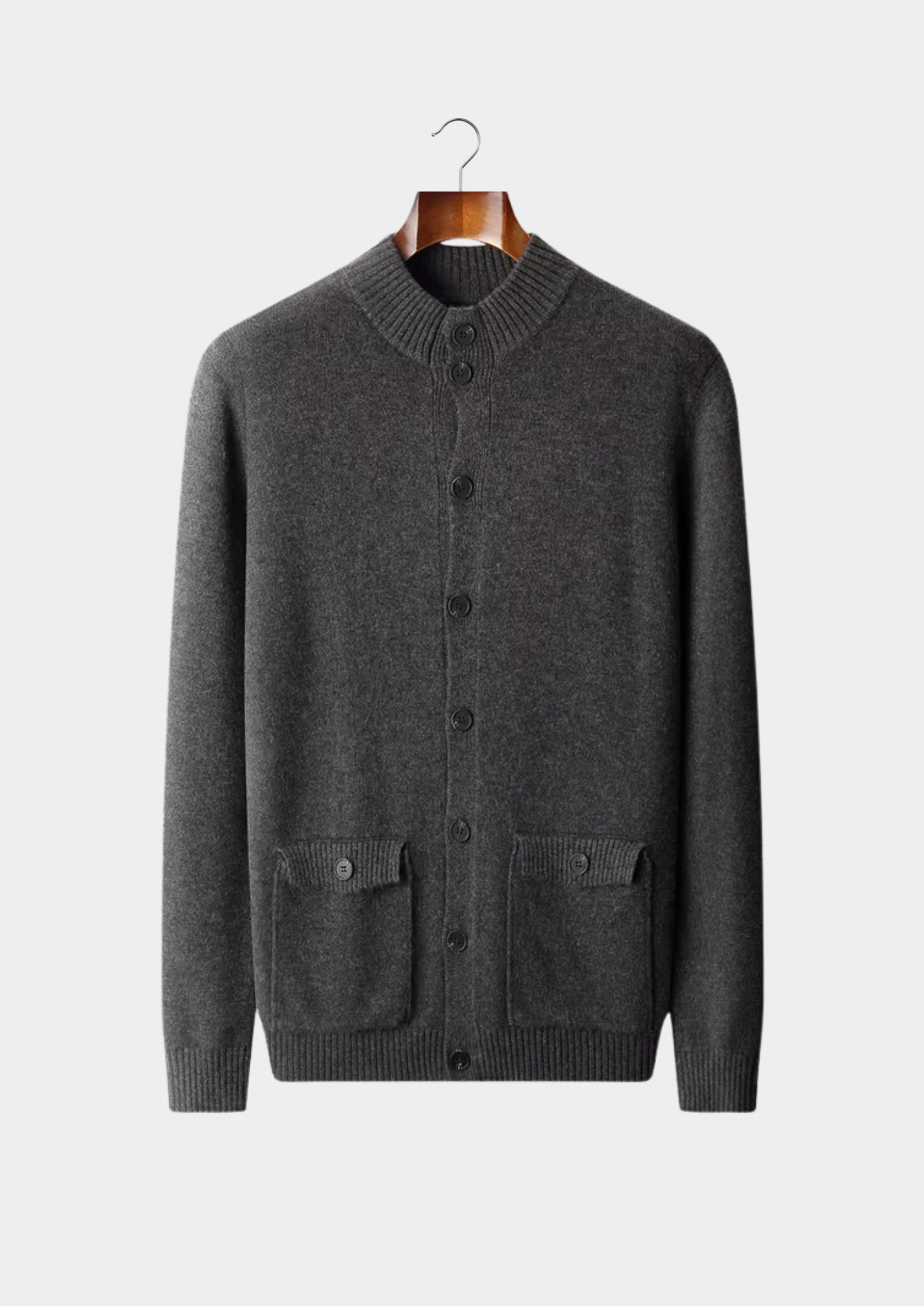 Pure Merino Wool Button Cardigan