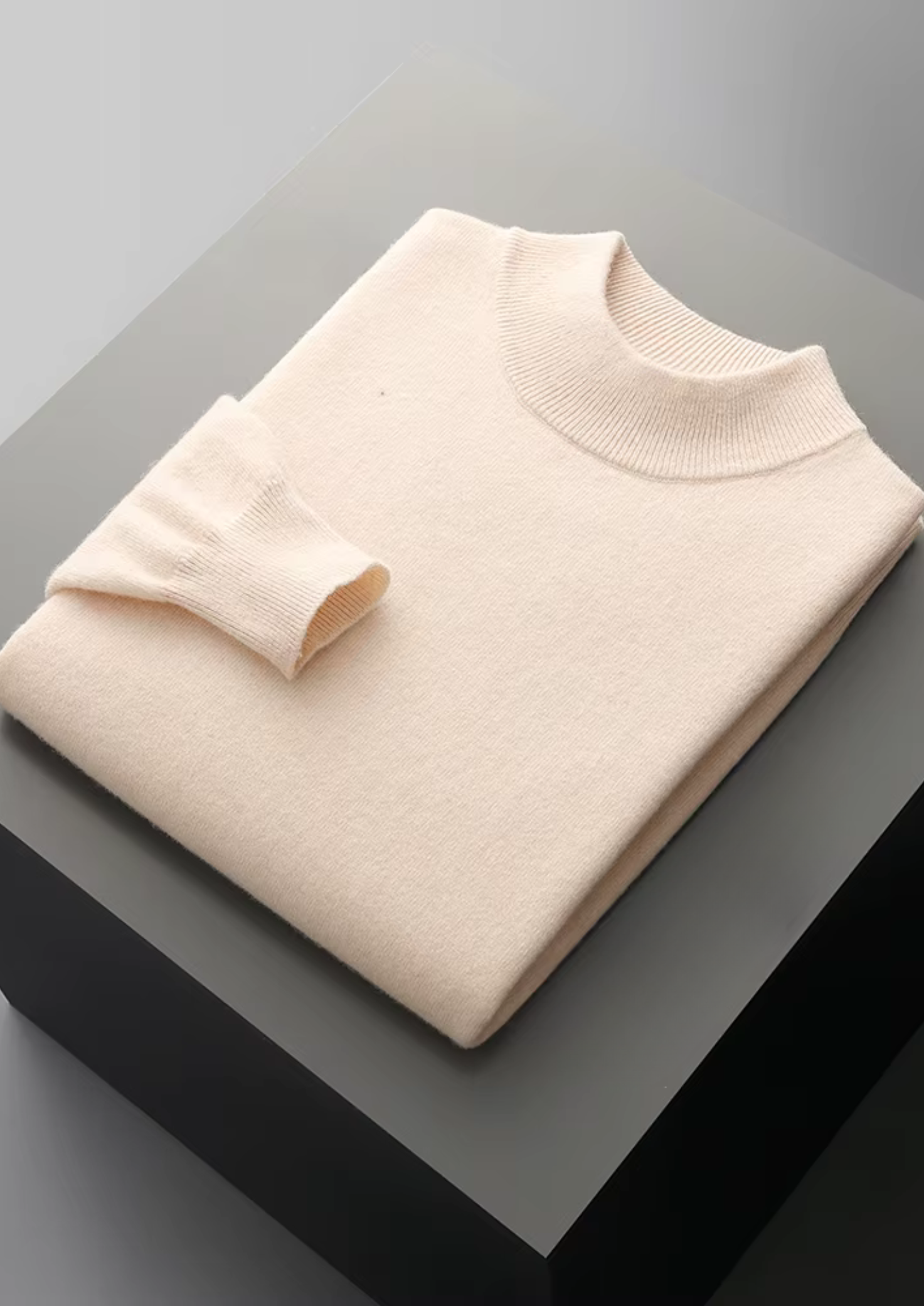 Pure Merino Wool Classic Mockneck