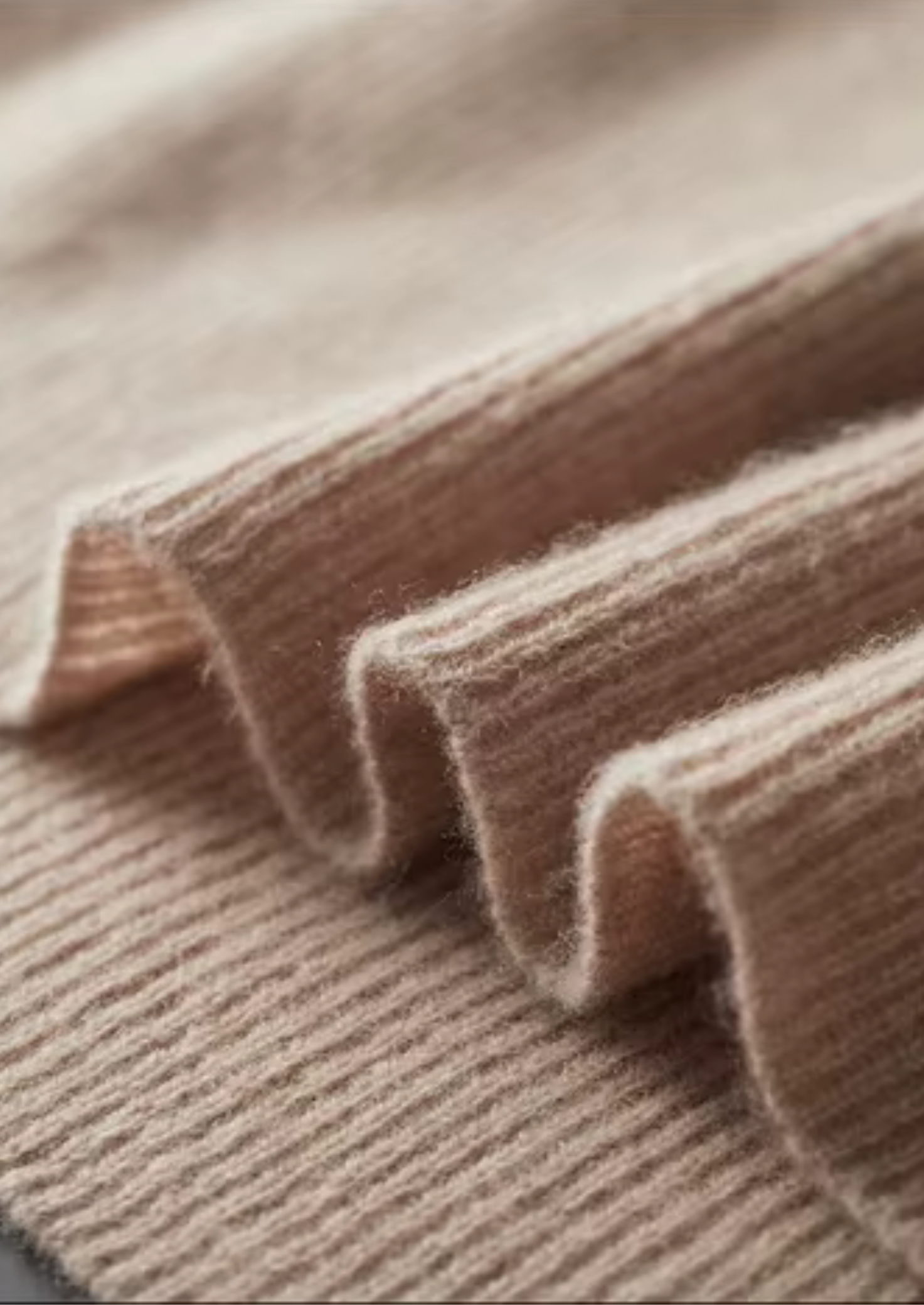 Pure Merino Wool Two Tone Zipper Sweater Polo