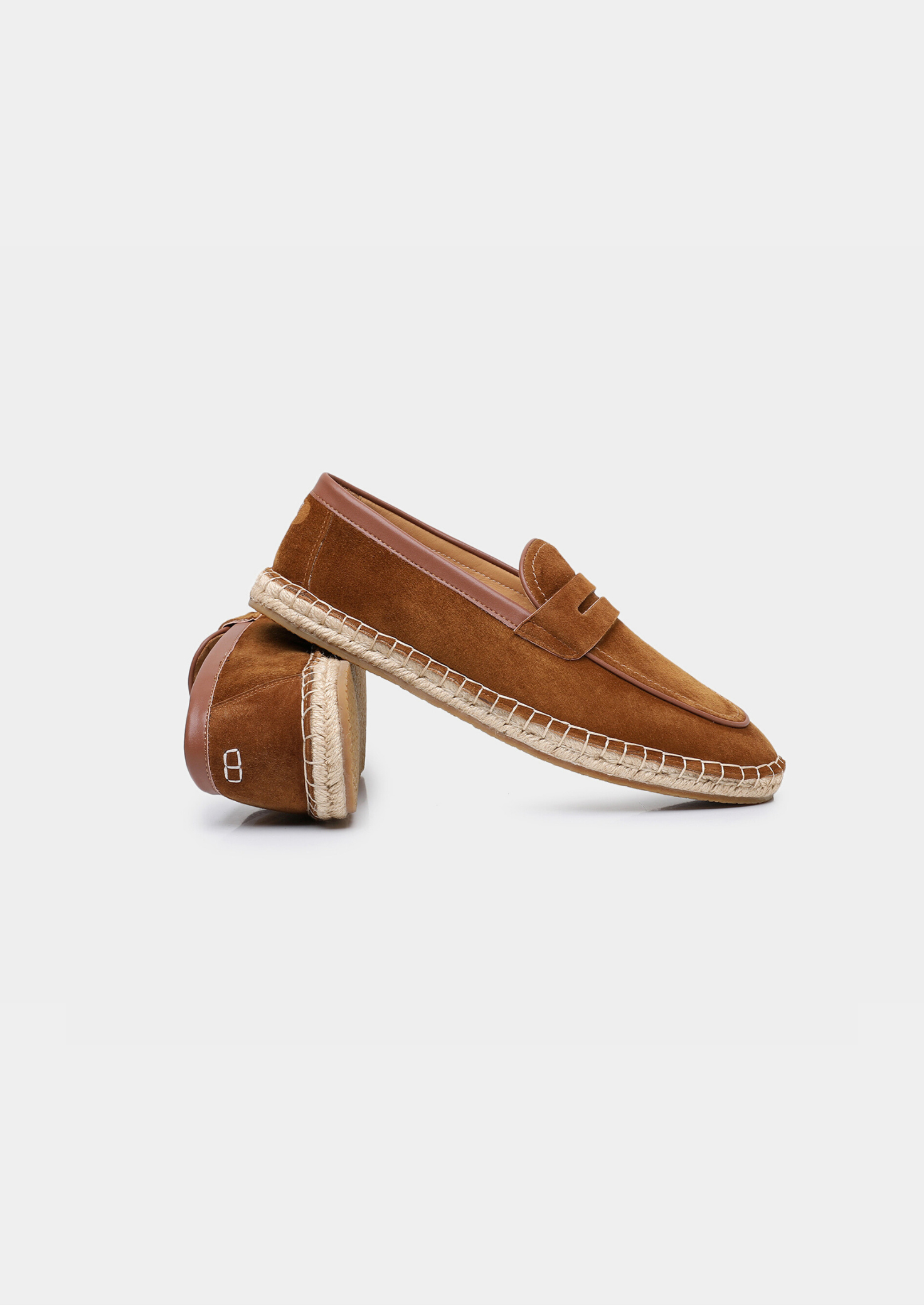 Caramel Suede Penny Seaside Espadrilles