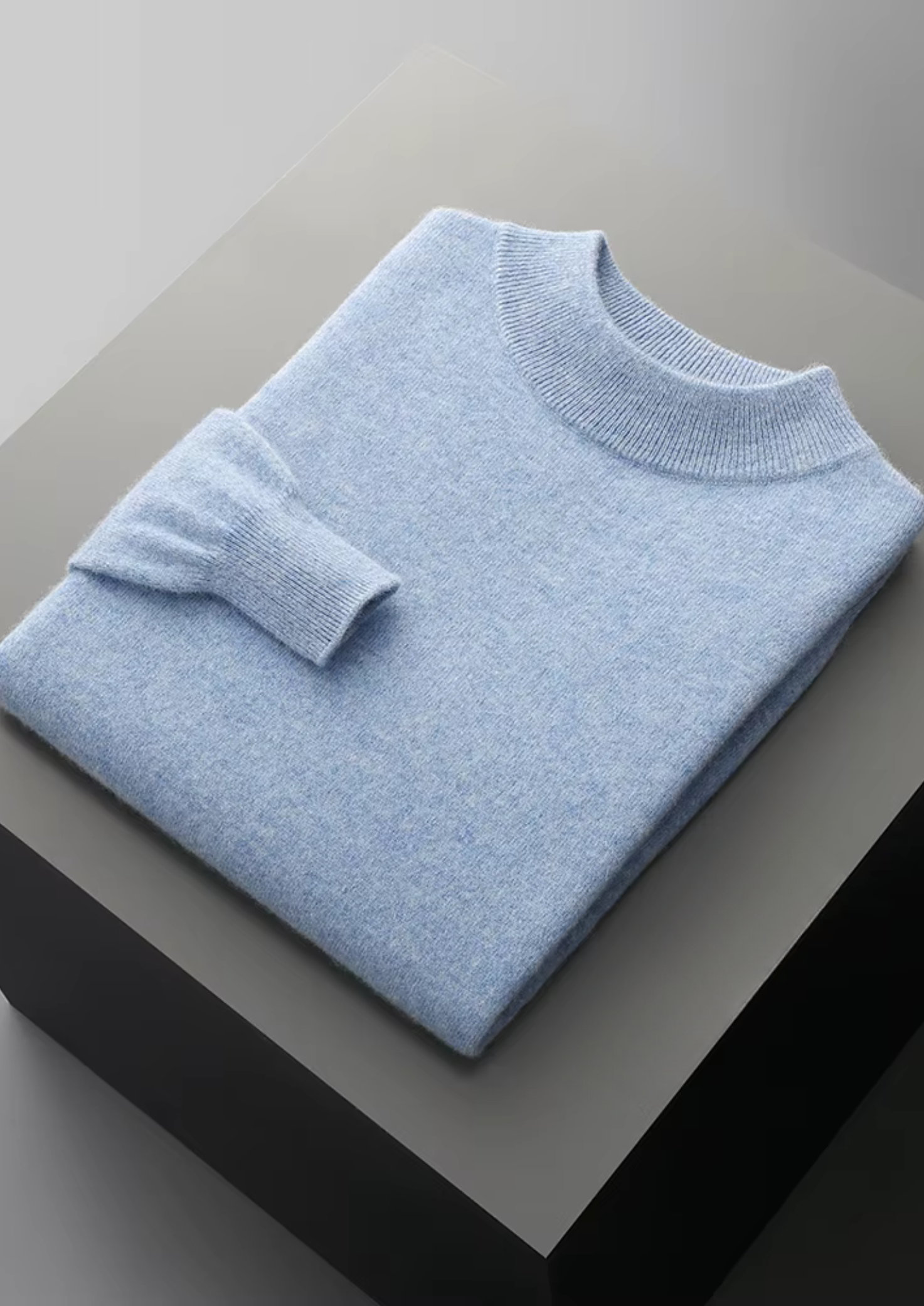 Pure Merino Wool Classic Mockneck