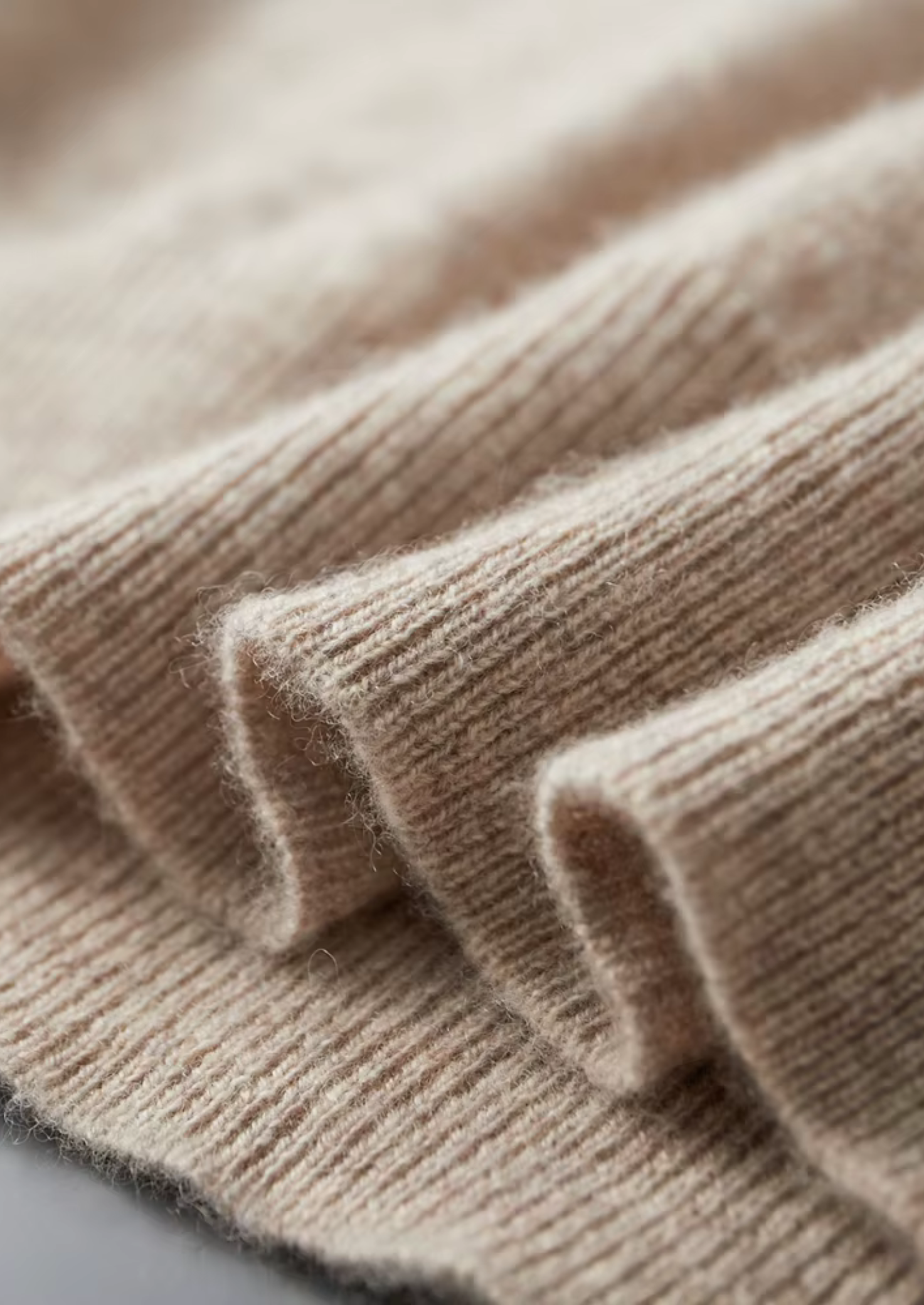 Cashmere Two Tone Button Polo