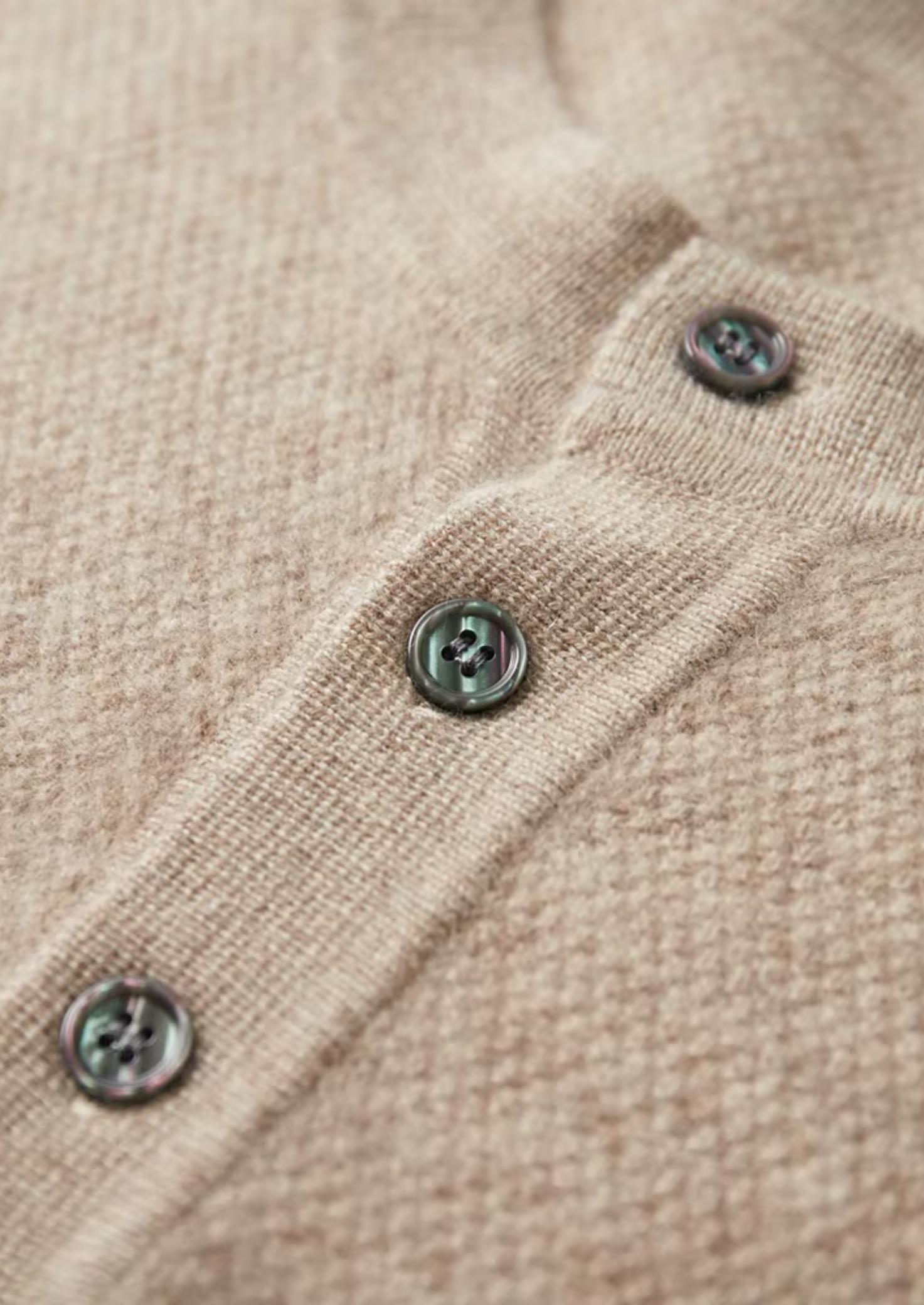 Cashmere Classic Henley Sweater
