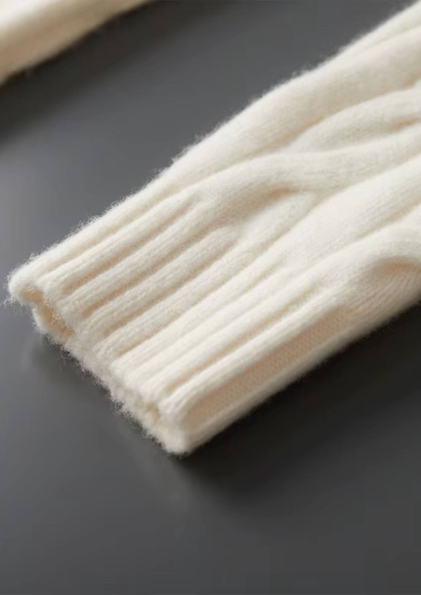 Pure Merino Wool Dual-Zip Cable Cardigan