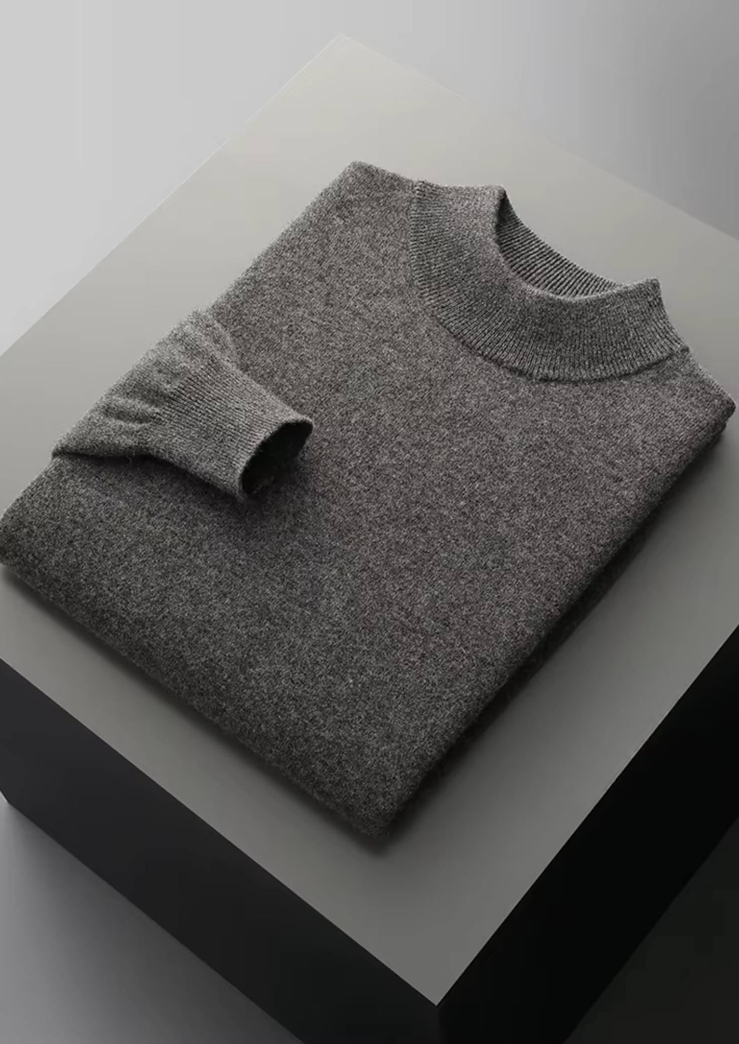 Pure Merino Wool Classic Mockneck