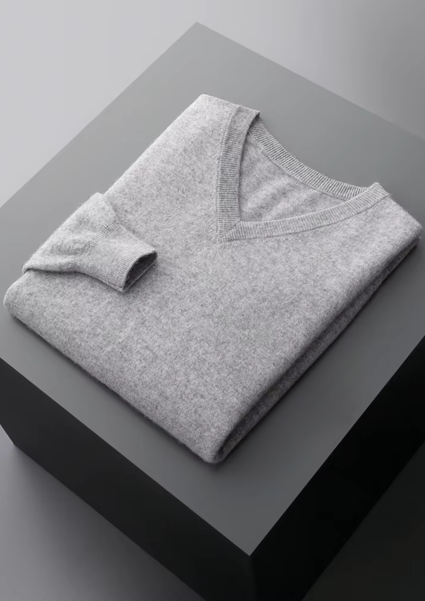 Pure Merino Wool Classic V-Neck Sweater