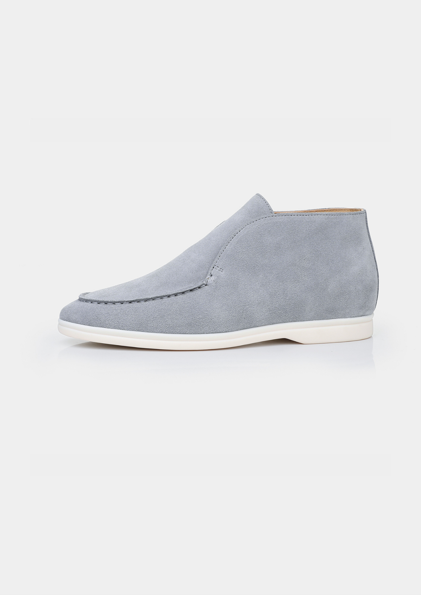 Light Blue Classic Suede City Loafers