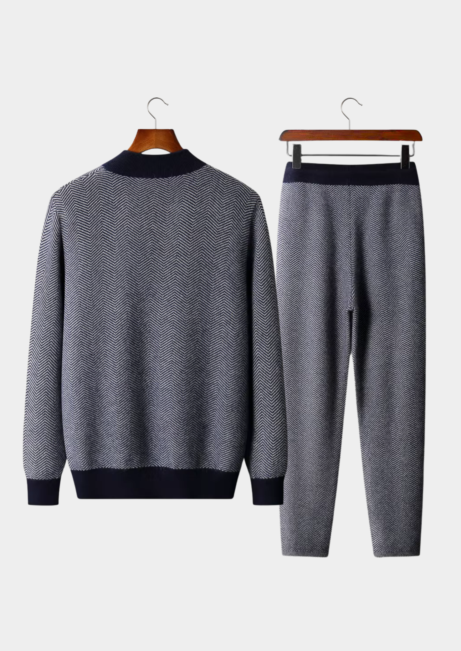 Pure Merino Wool Herringbone Set