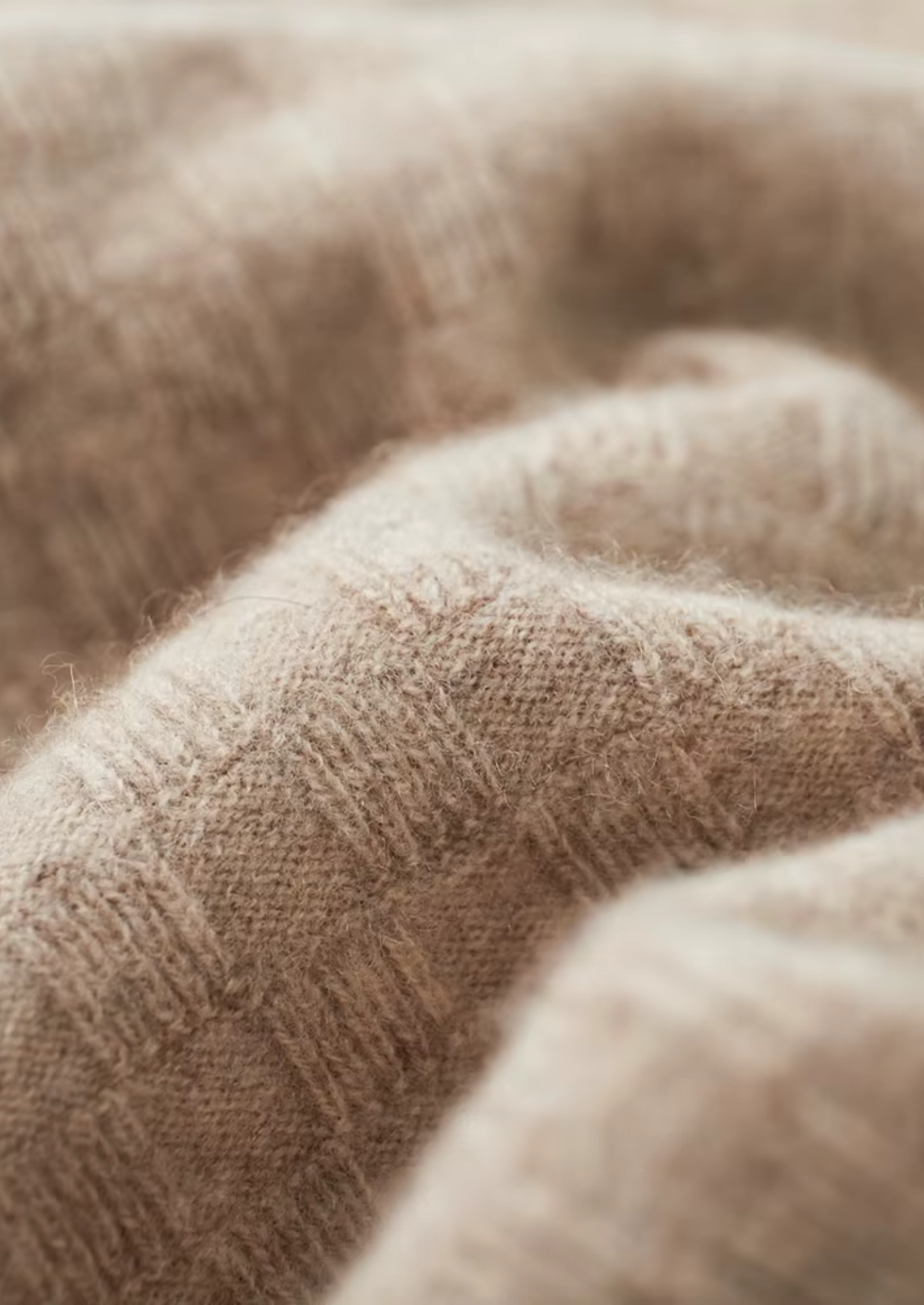 Cashmere Textured Crewneck