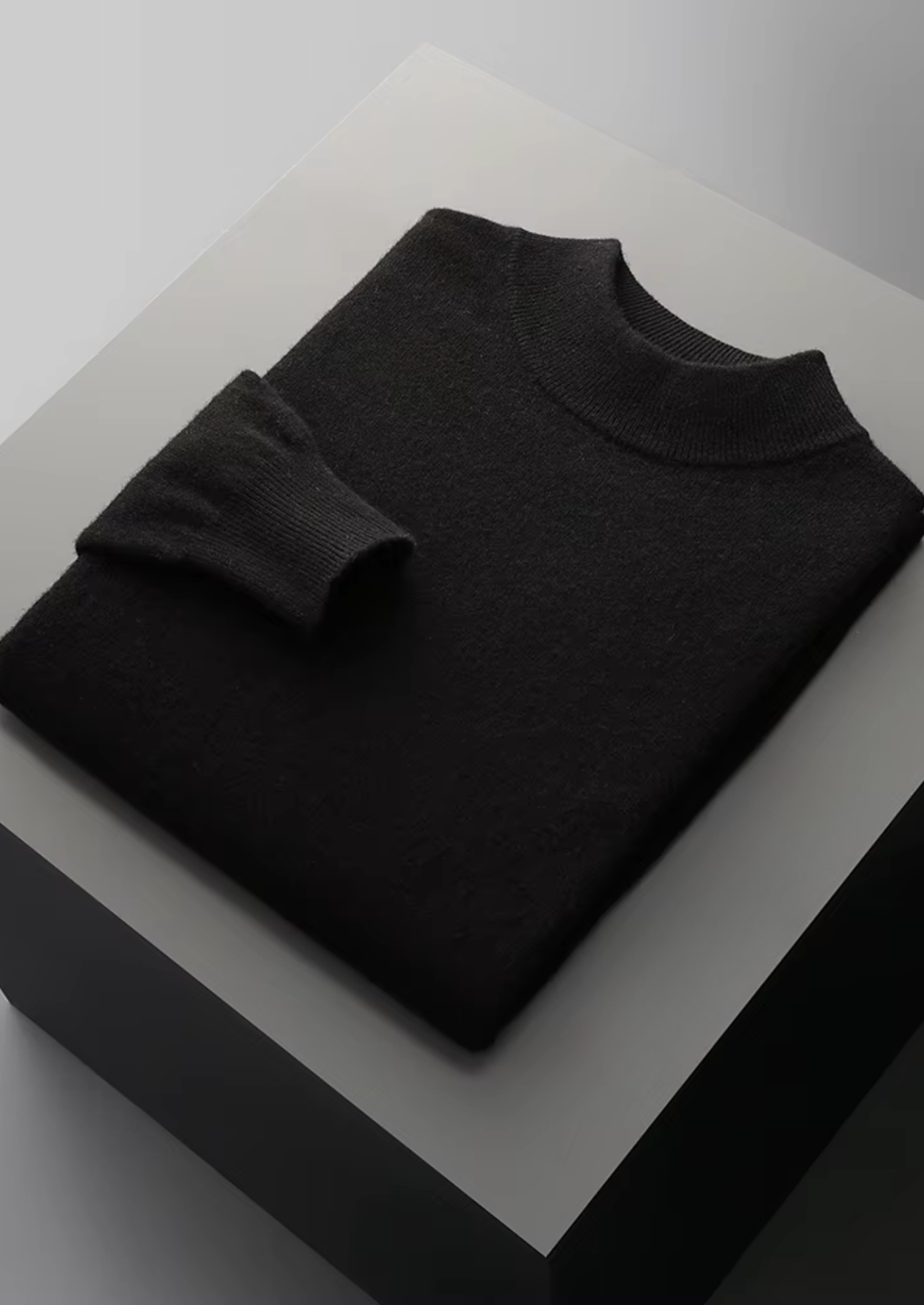 Pure Merino Wool Classic Mockneck