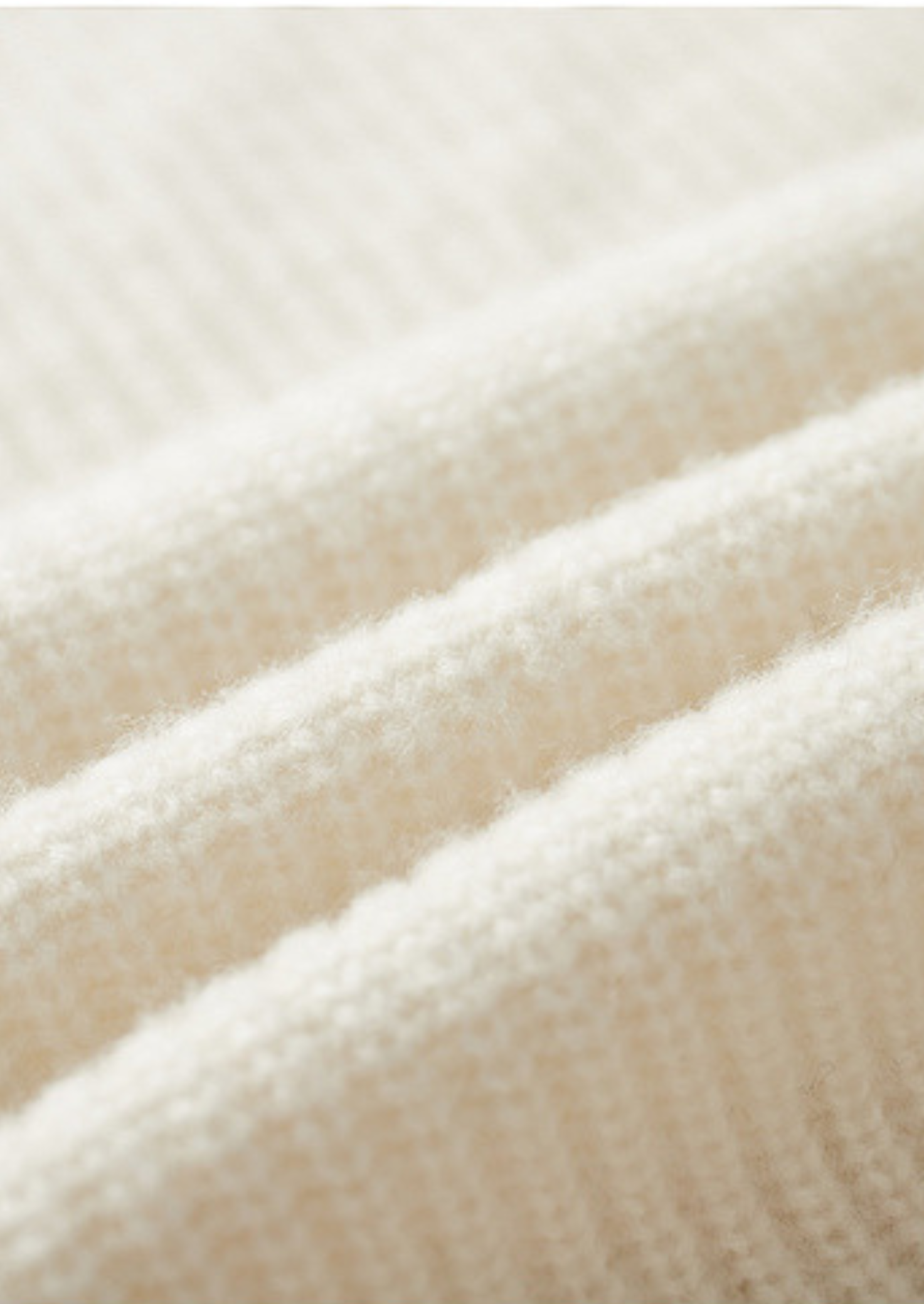 Pure Merino Wool Ribbed Raglan Crewneck