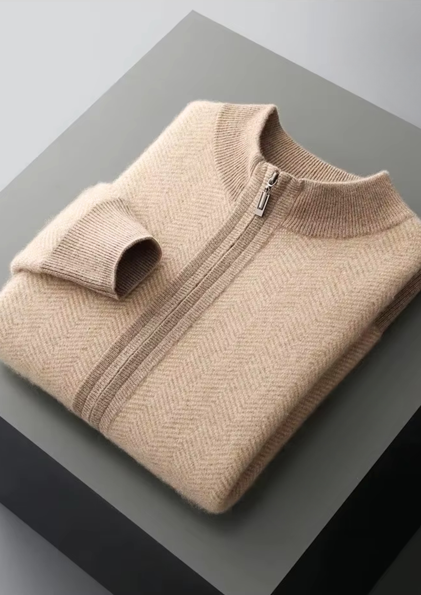 Pure Merino Wool Herringbone Set