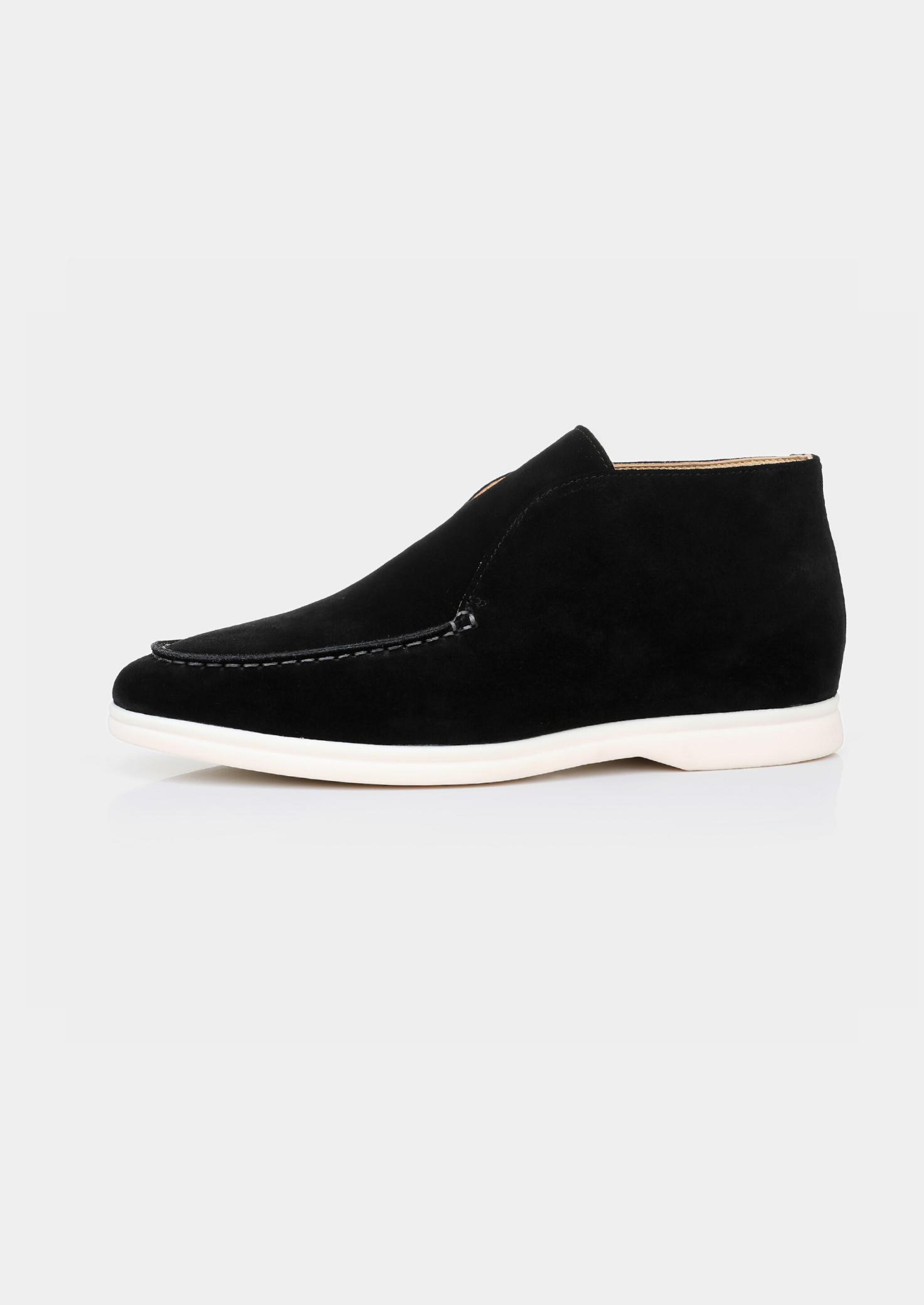Black Classic Suede City Loafers