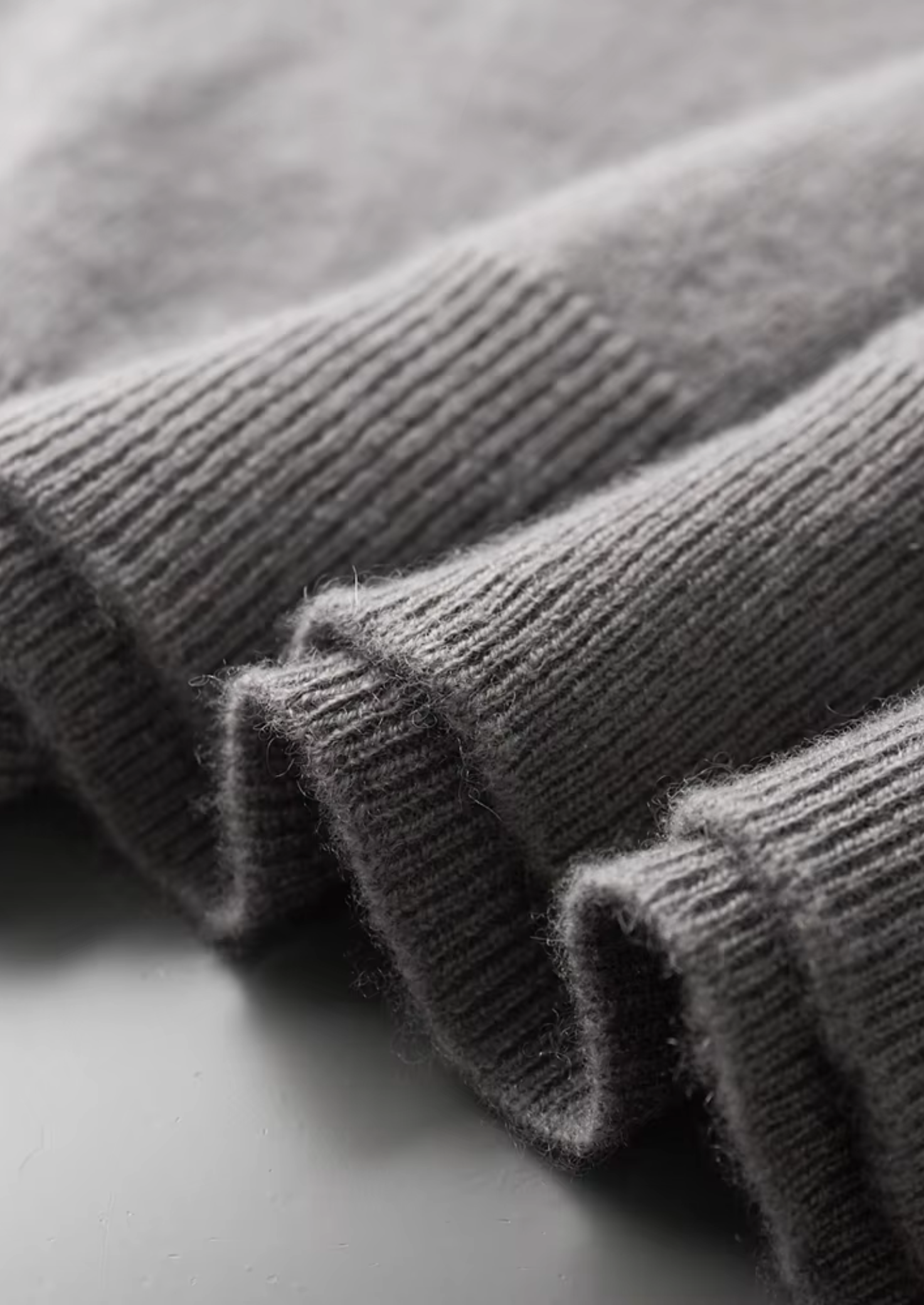 Cashmere Mock Neck T-Shirt
