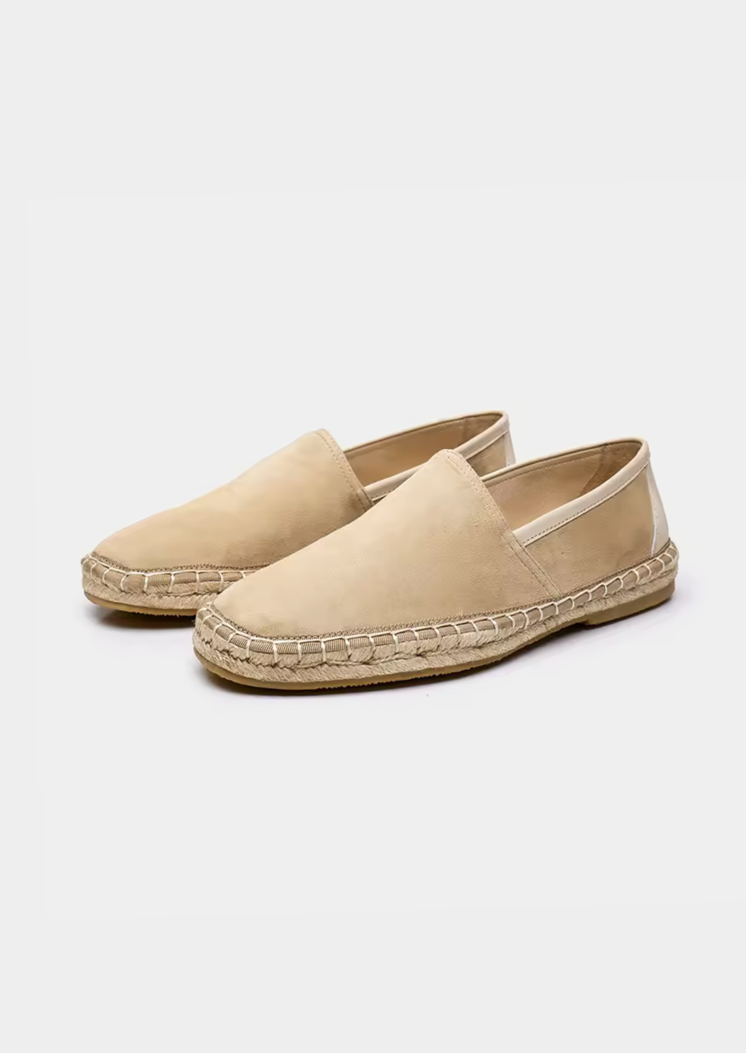 Ivory Suede Seaside Espadrilles