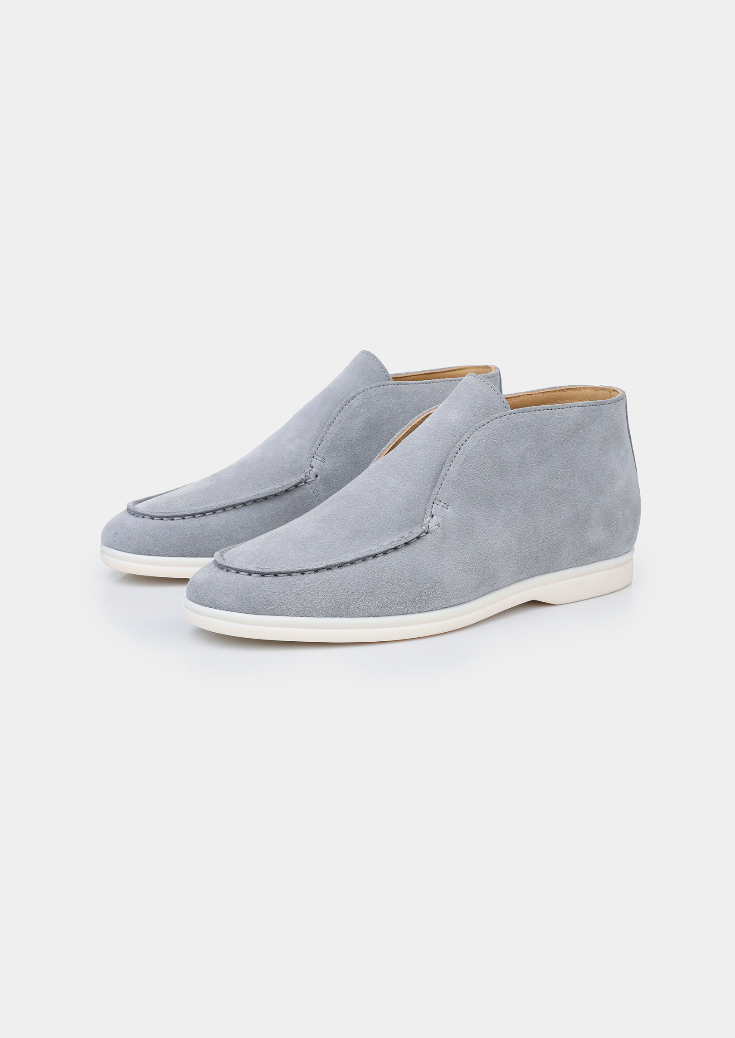 Light Blue Classic Suede City Loafers