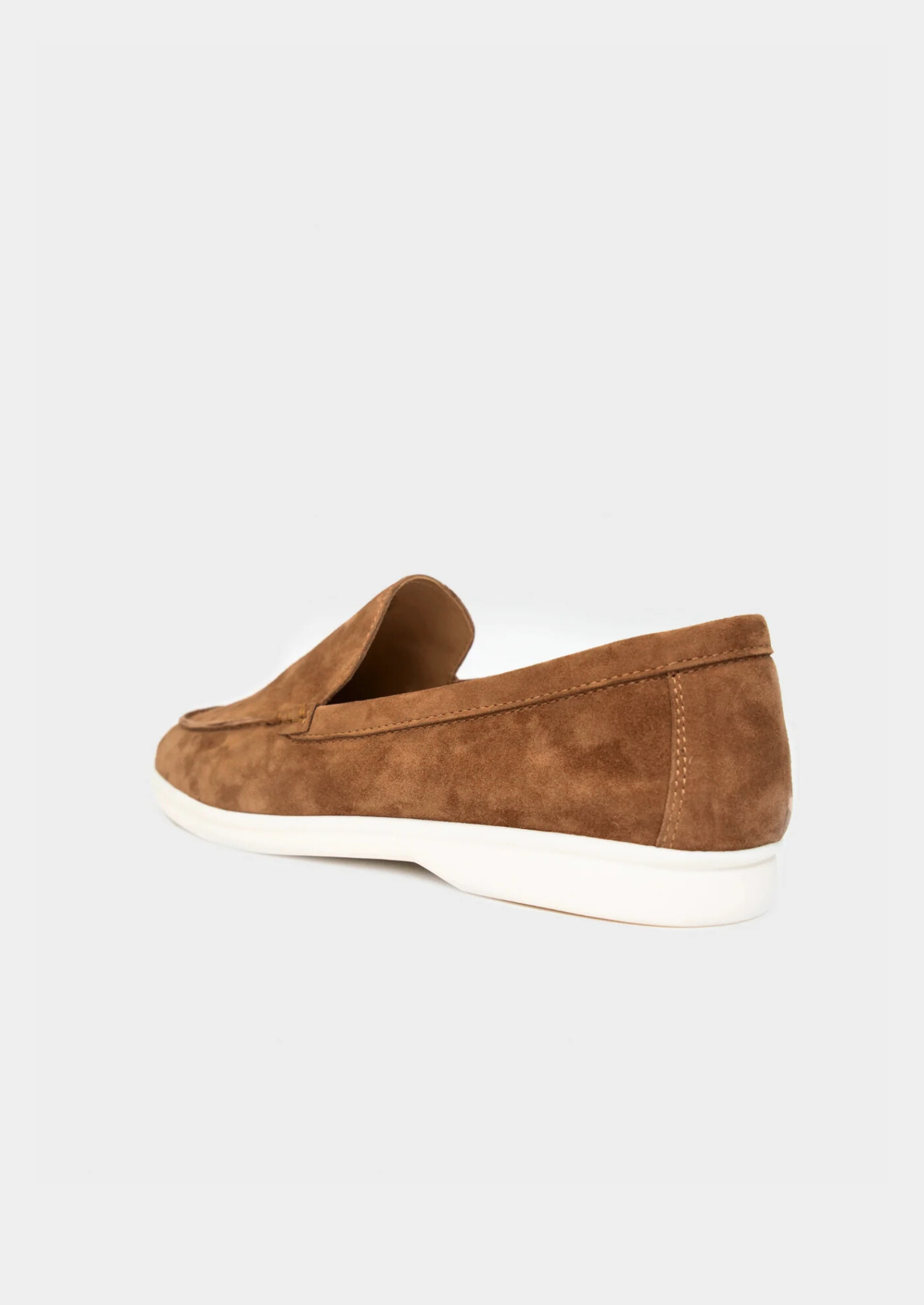 Caramel Classic Suede Loafers