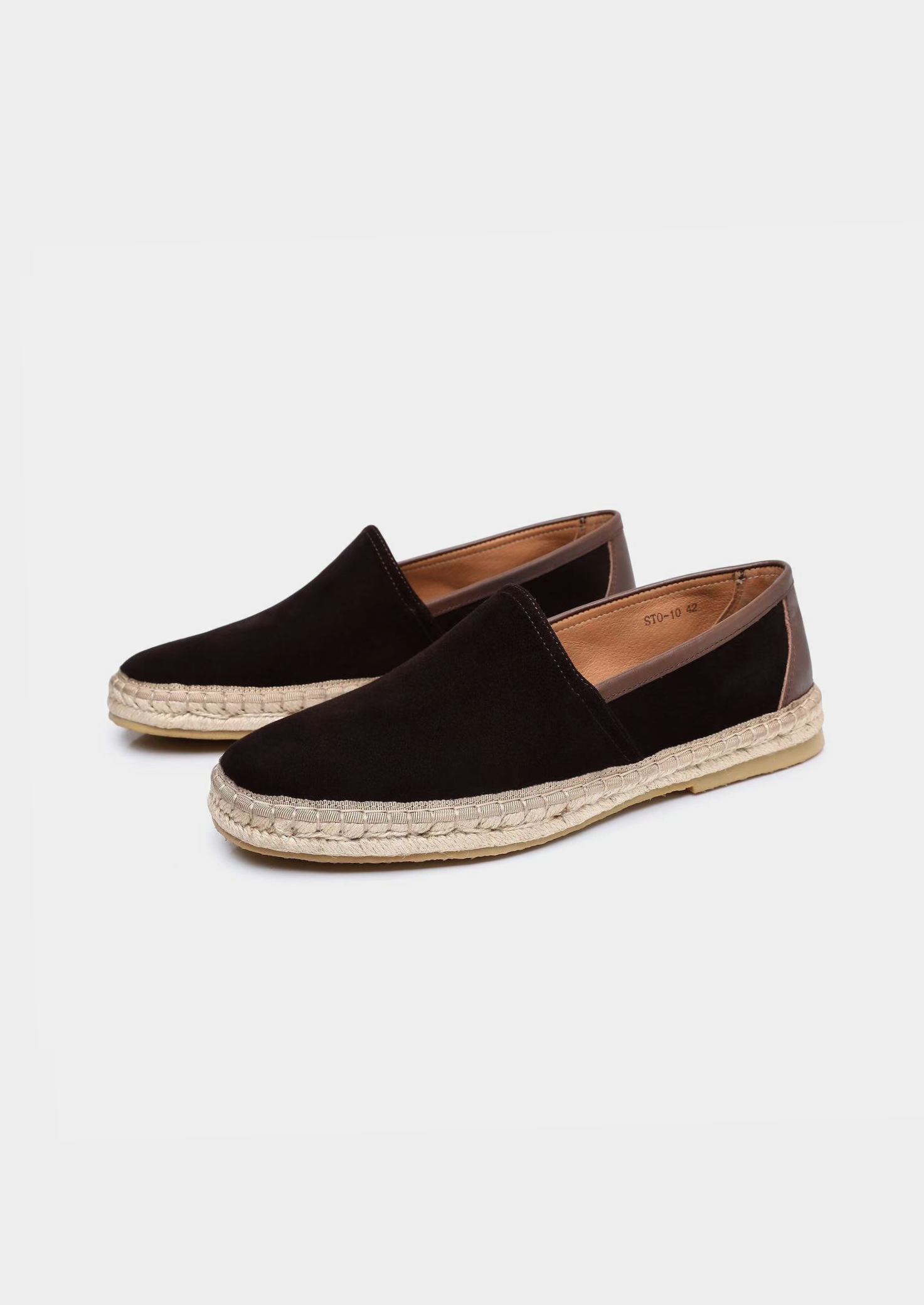 Coffee Suede Seaside Espadrilles