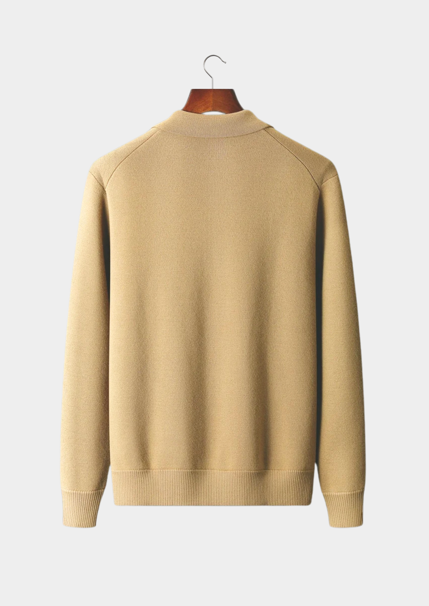 Pure Merino Wool Button Overshirt