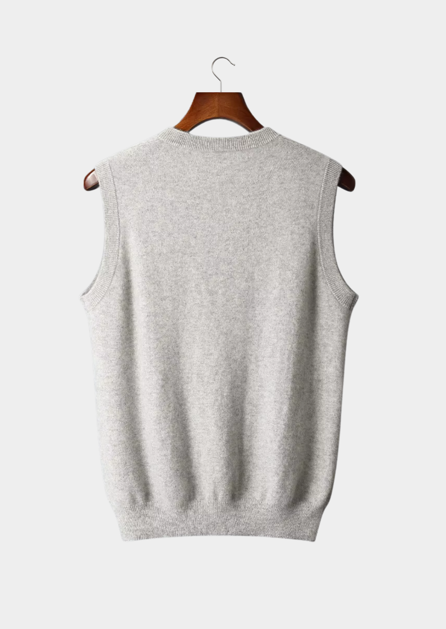 Pure Merino Wool V-Neck Vest