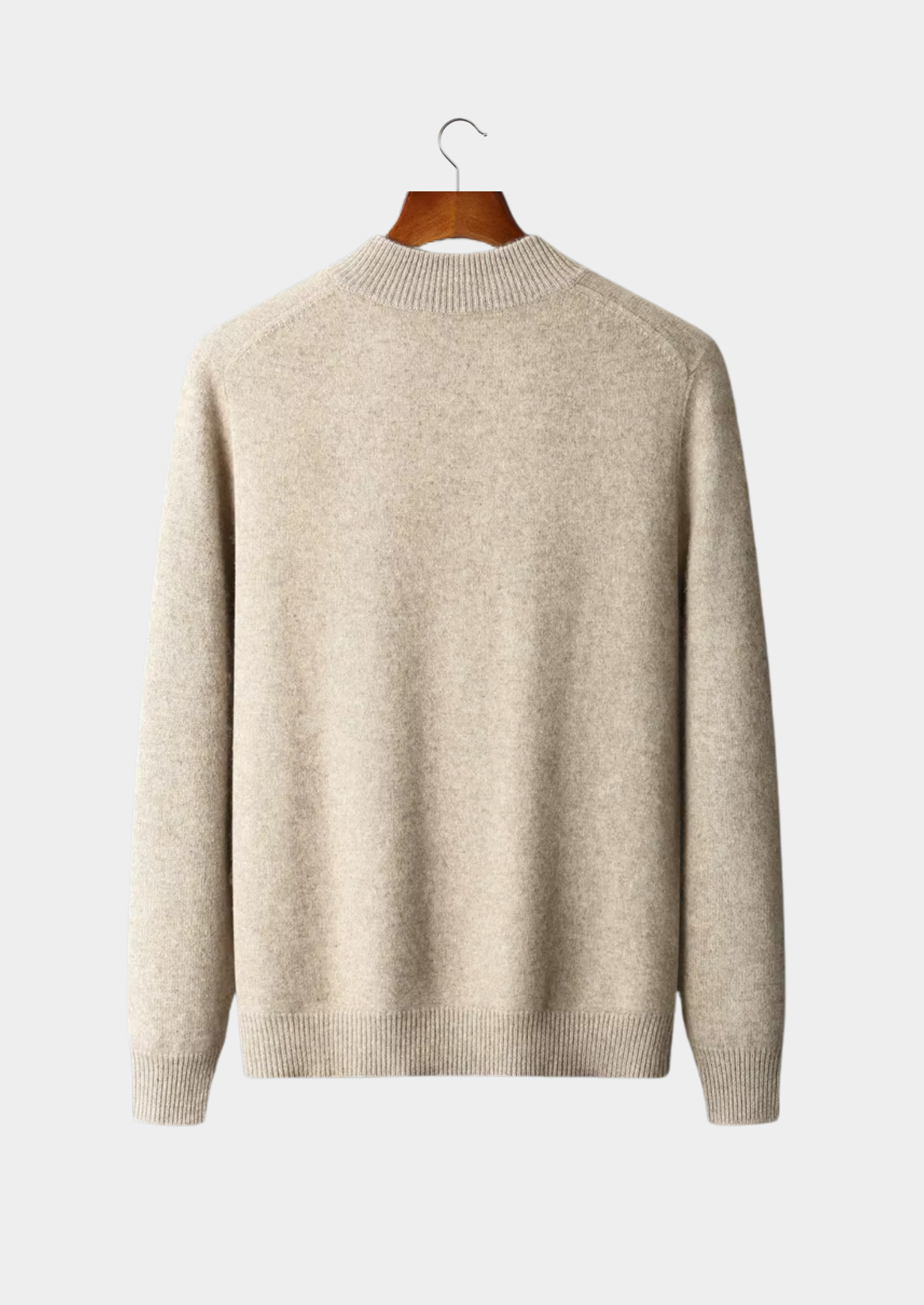 Pure Merino Wool Zipper Cardigan