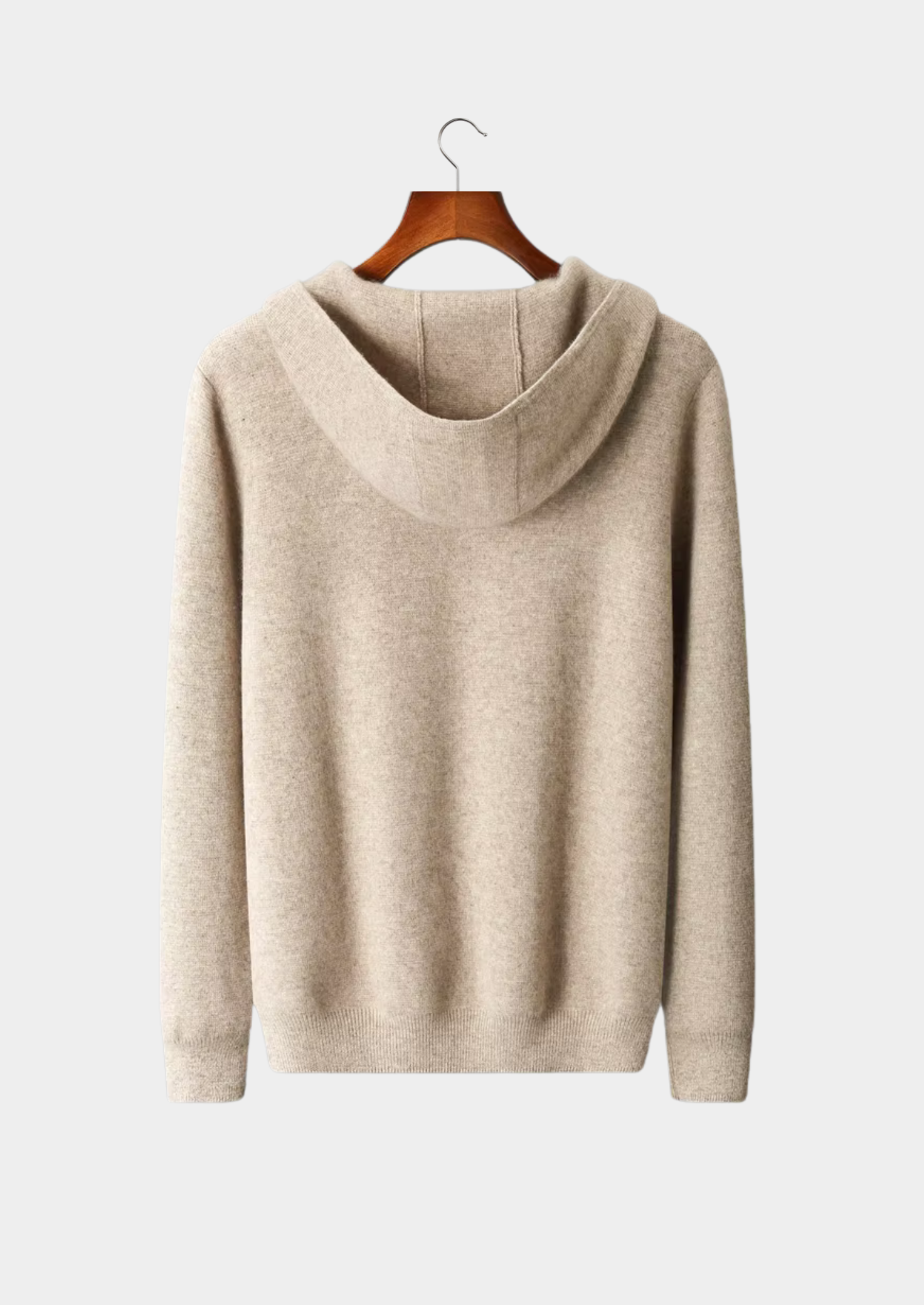 Pure Merino Wool Zipper Hoodie