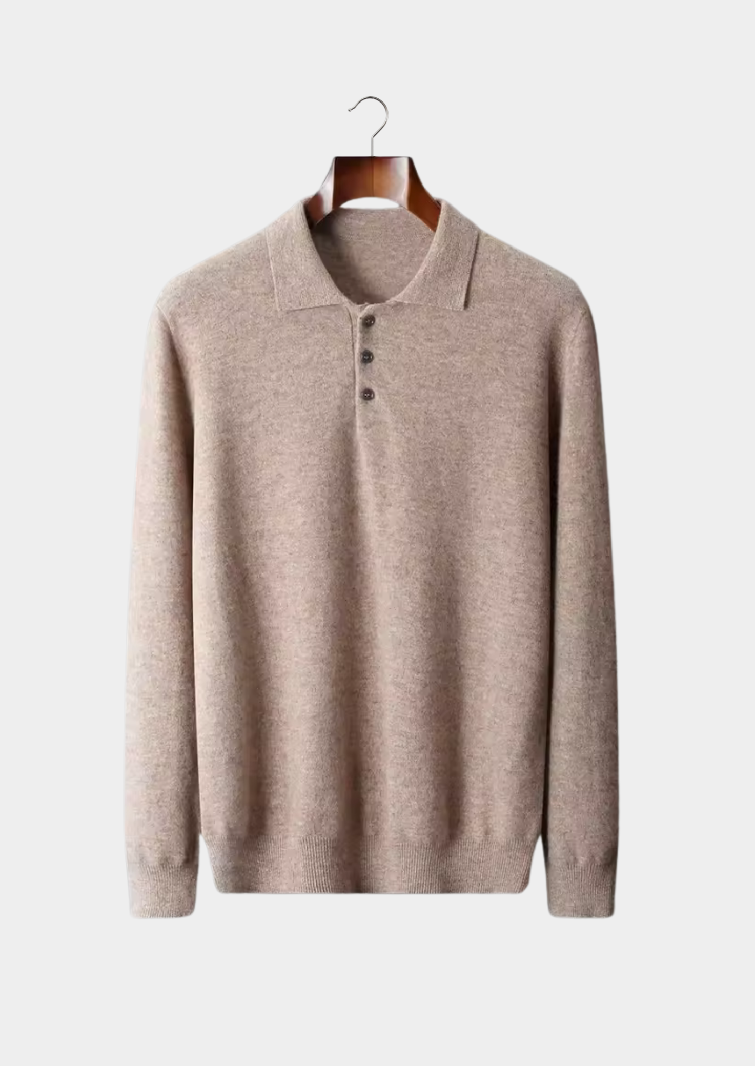 Pure Merino Wool Classic Sweater Polo