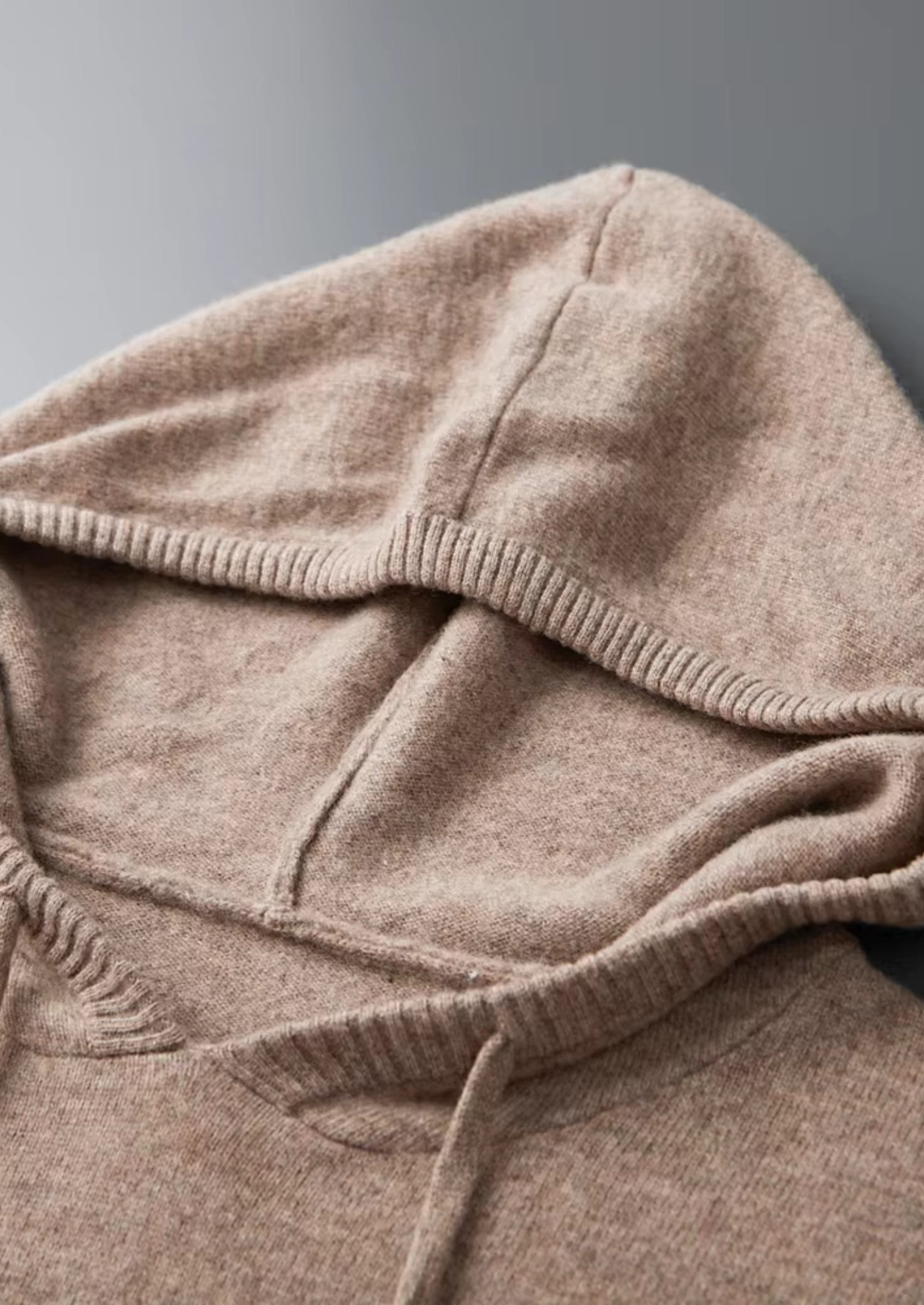 Pure Merino Wool Leisure Hoodie