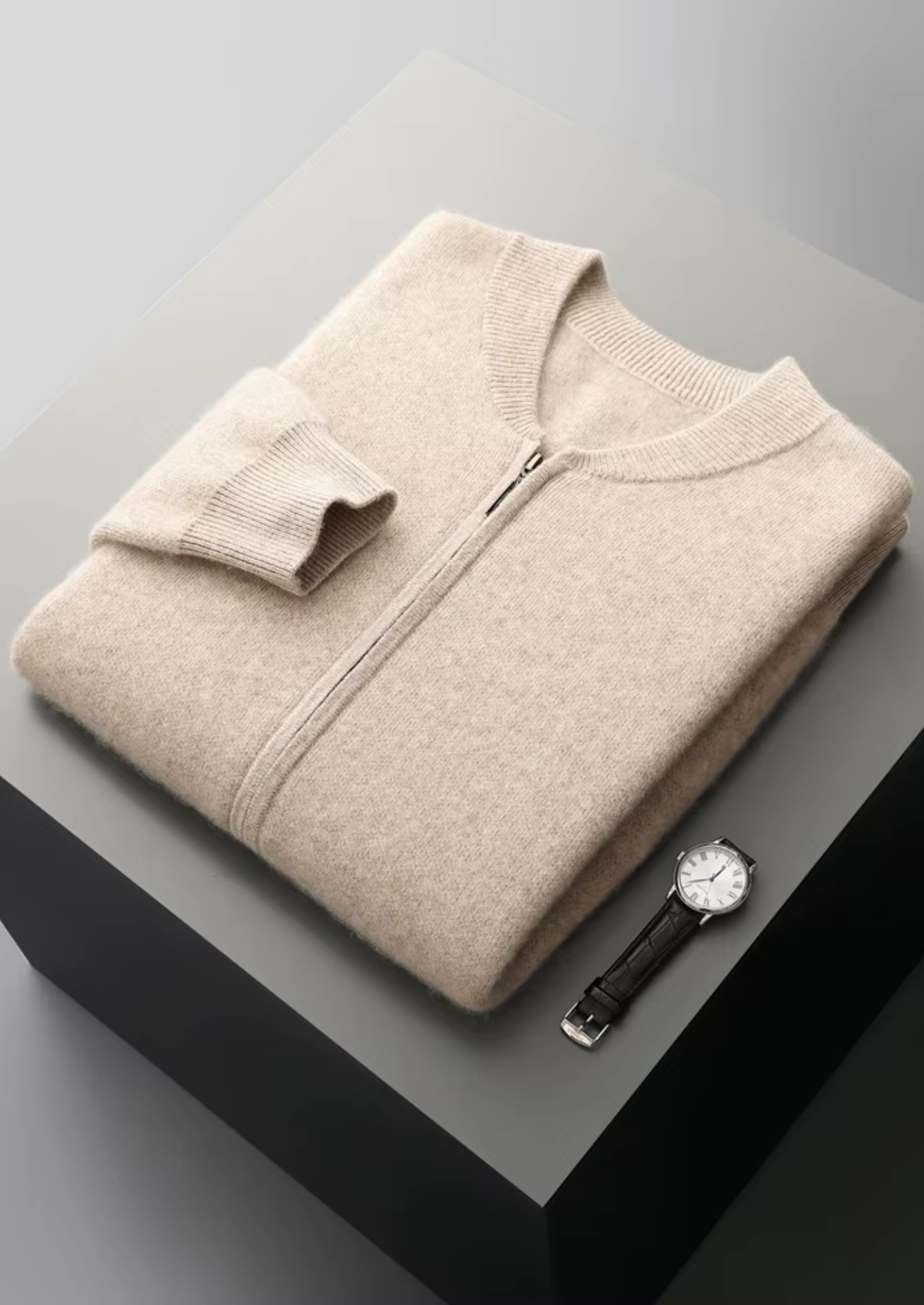 Pure Merino Wool V-Neck Cardigan