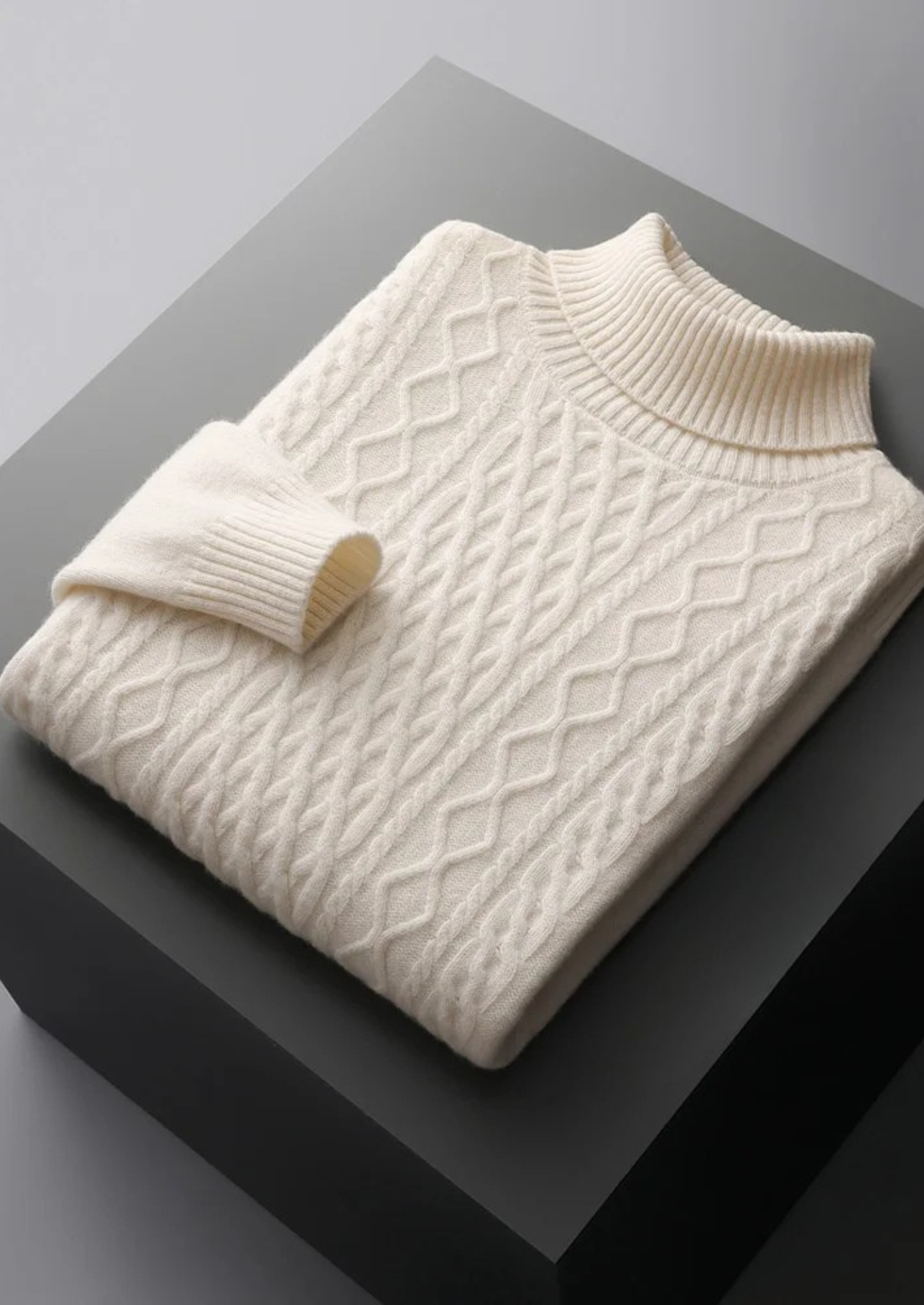 Pure Merino Wool Wintertime Rollneck